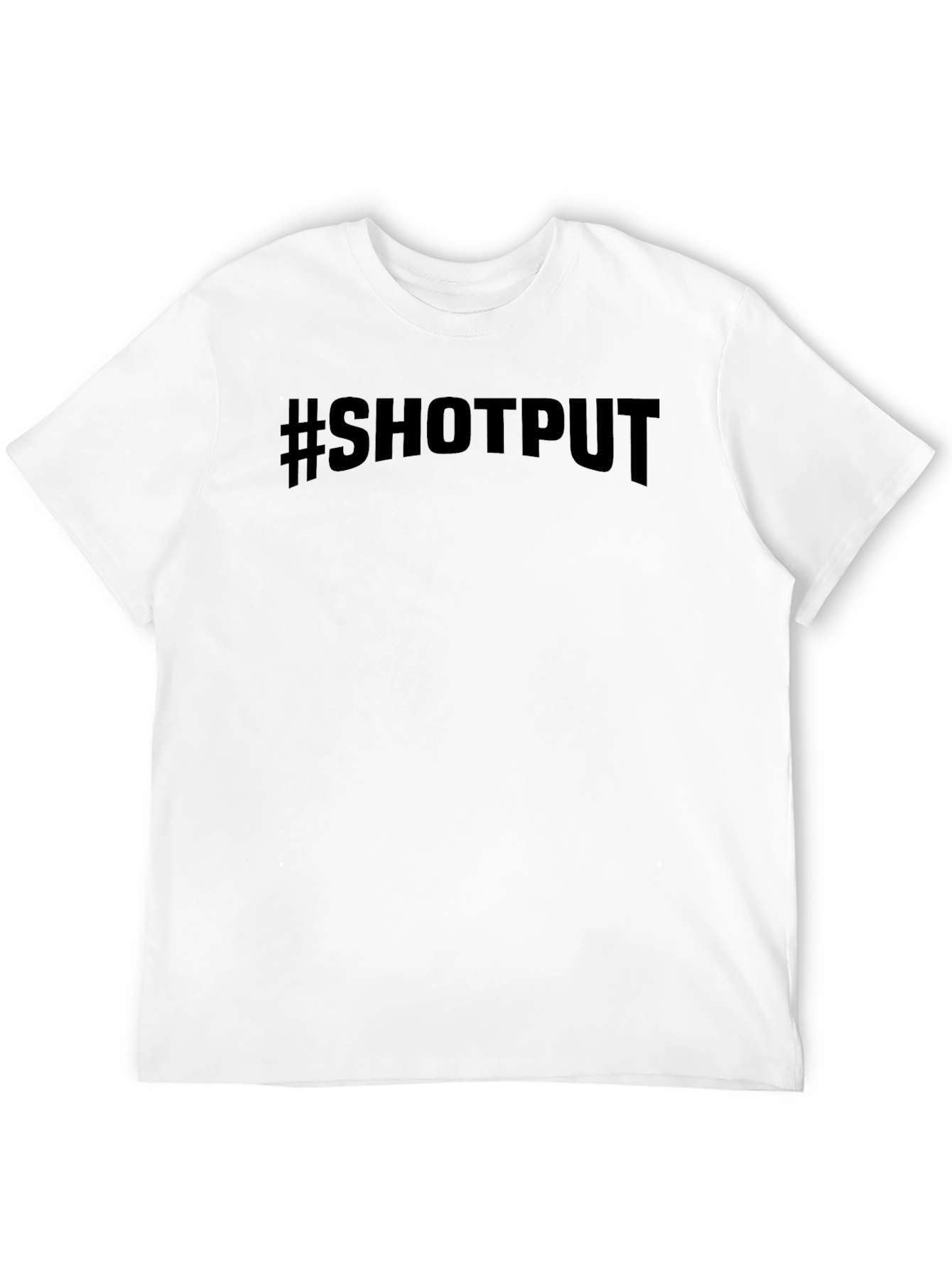 Black #SHOTPUT Black T-Shirt - Bold Sporty Tee view 12