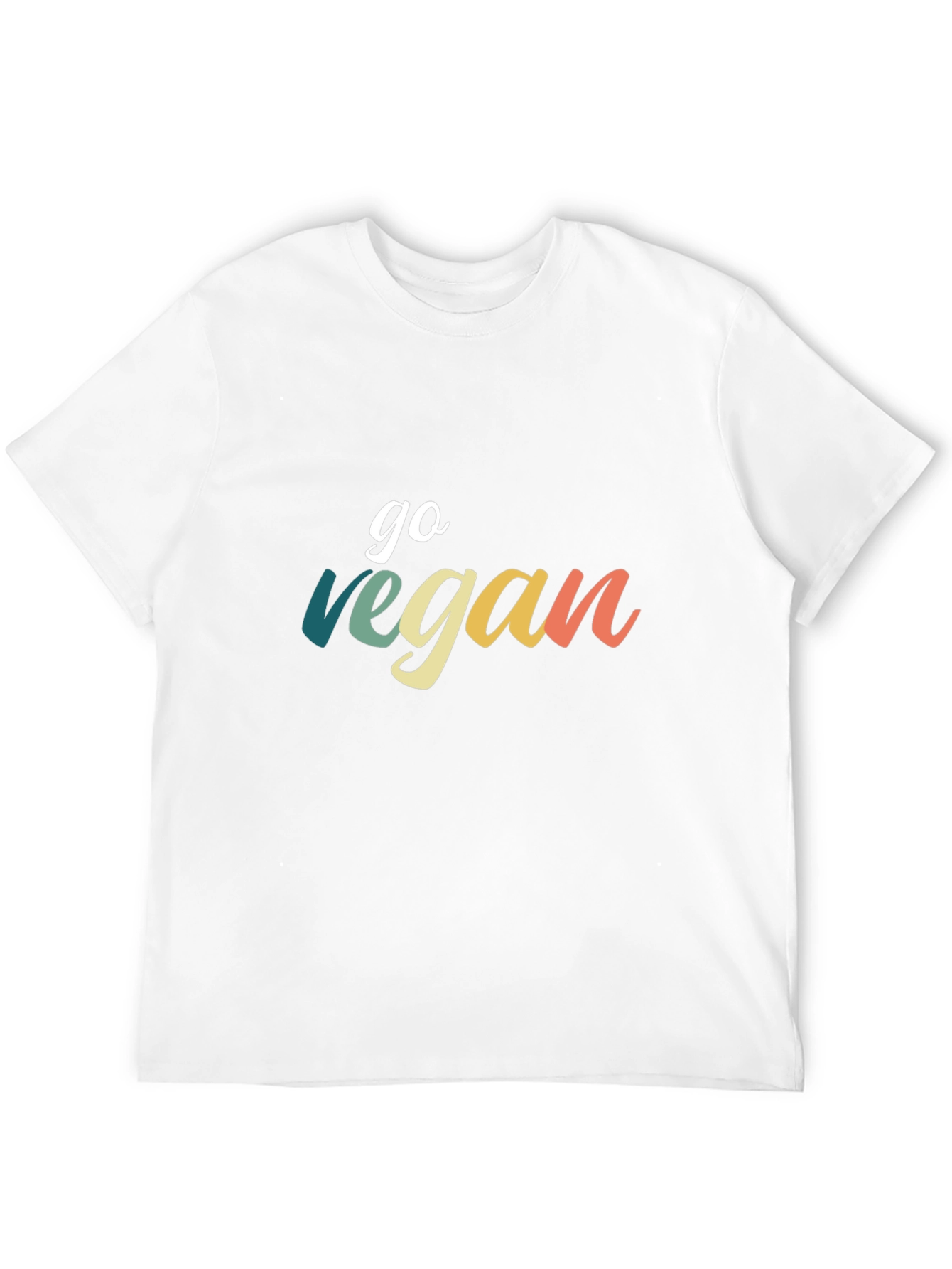 Black Go Vegan Tee - Stylish Graphic T-Shirt view 12