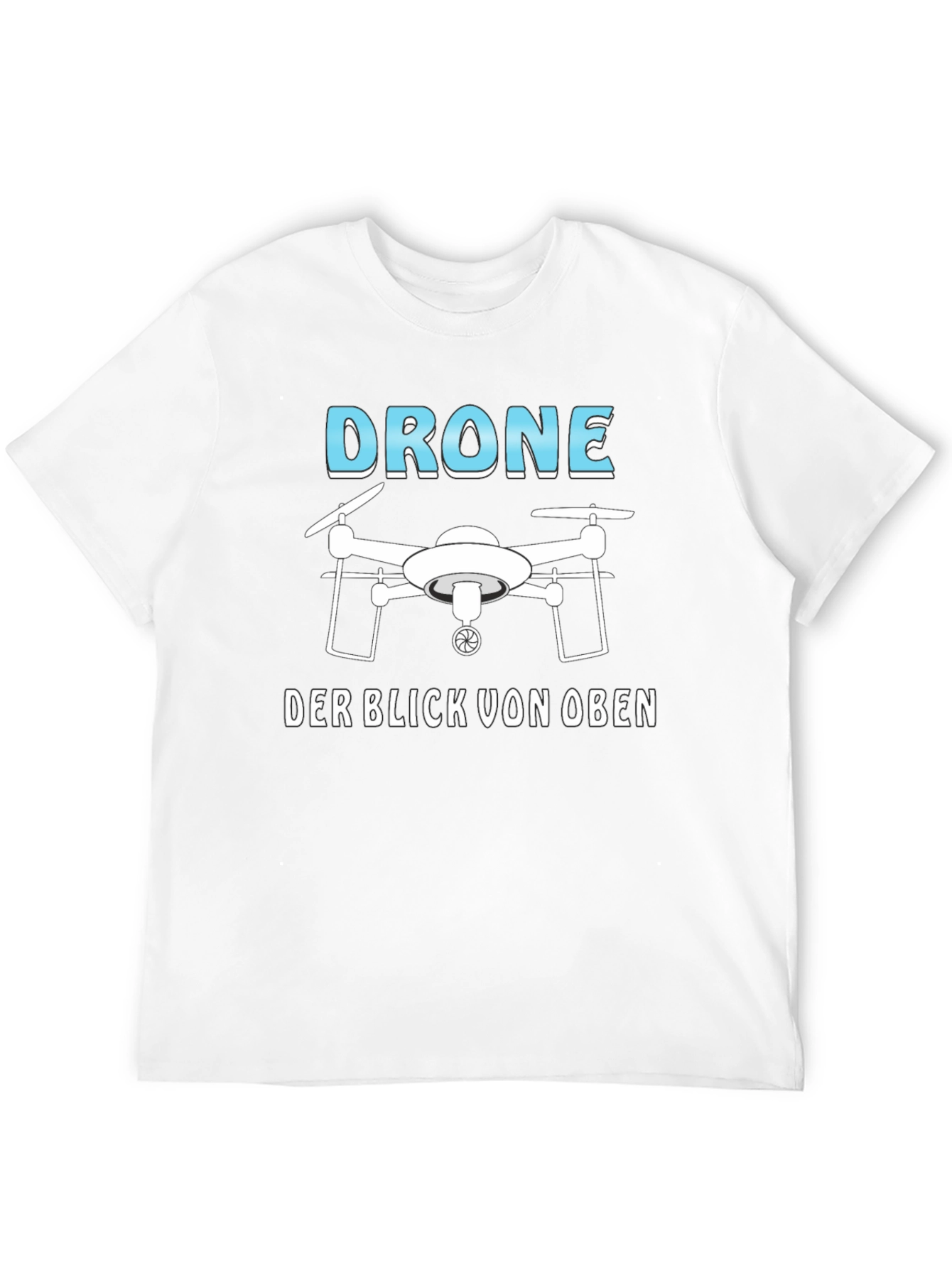 Black Drone T-Shirt - The View From Above view 12