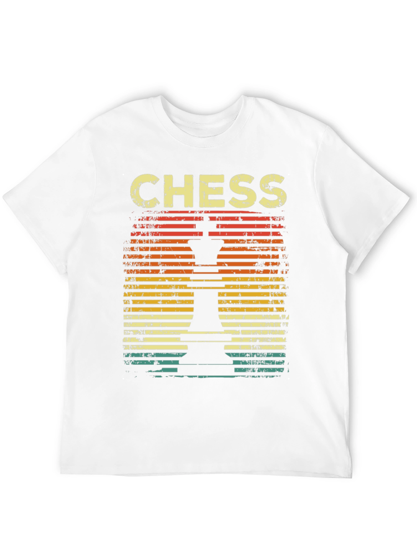 Black Vintage Chess T-Shirt - Retro Chess Piece Design view 12
