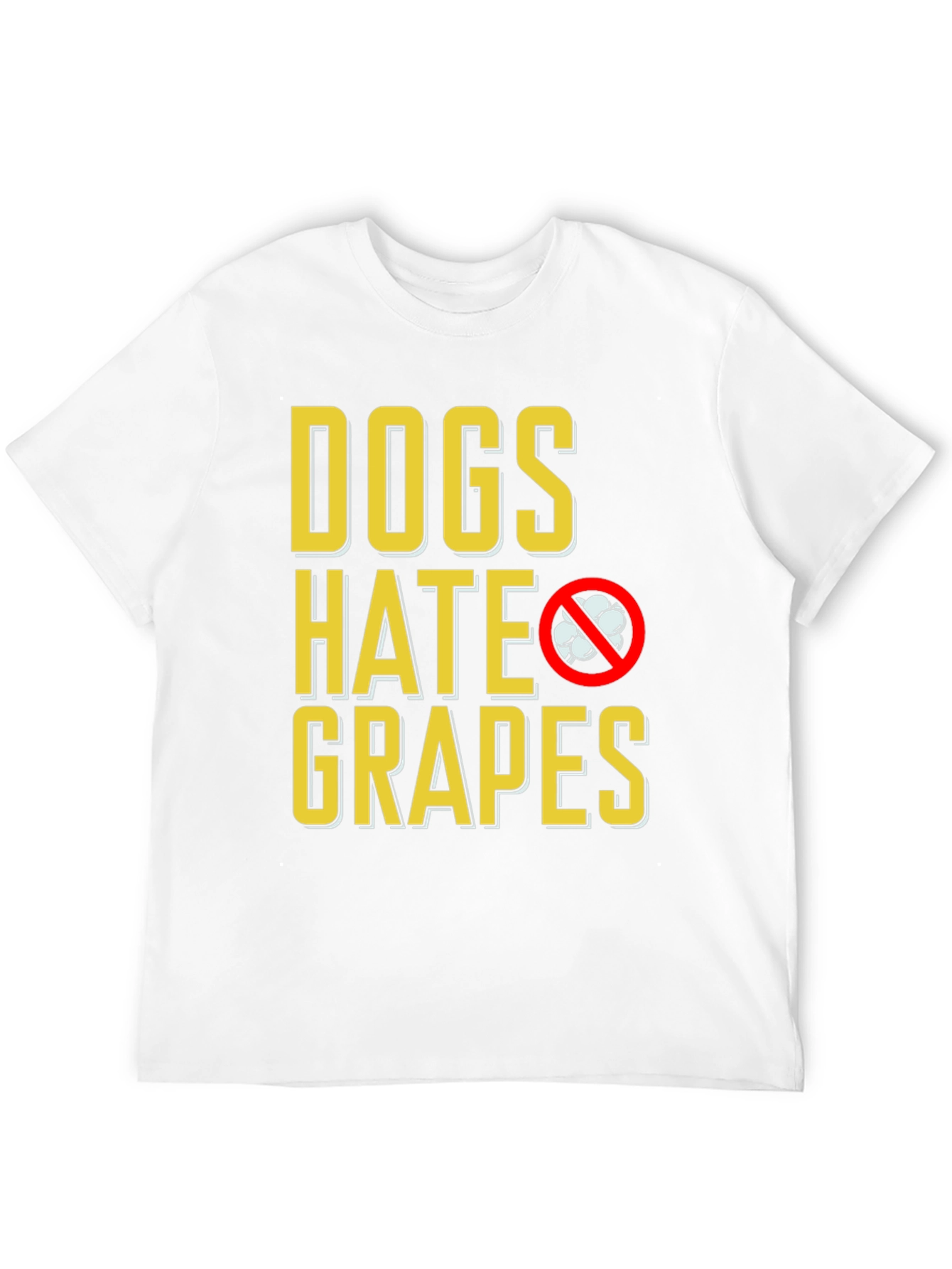 Black Dogs Hate Grapes T-Shirt - Funny Dog Lover Tee view 12