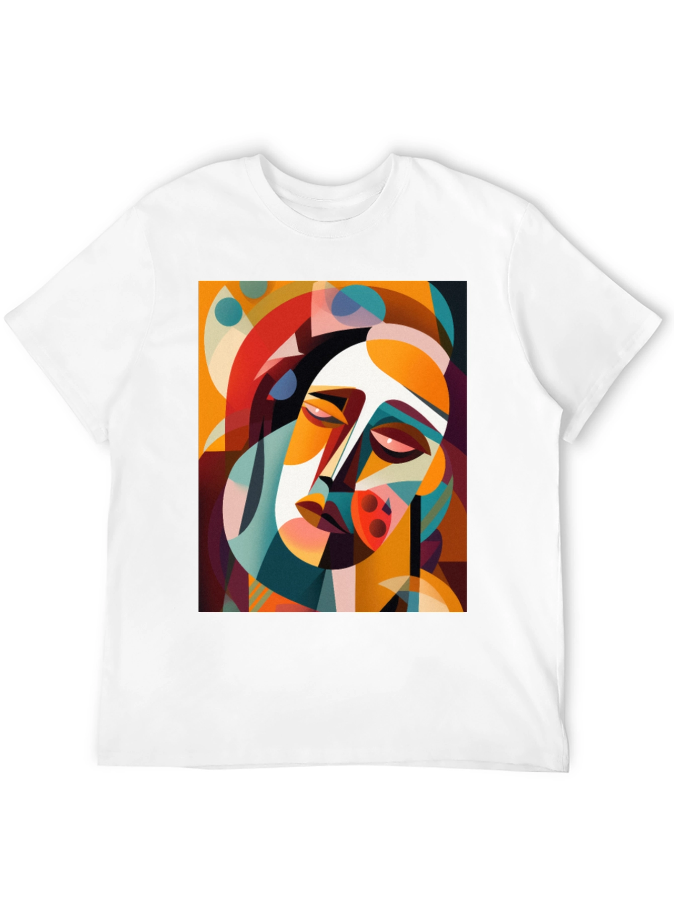 Black Abstract Art Graphic Tee - Unique Design view 12