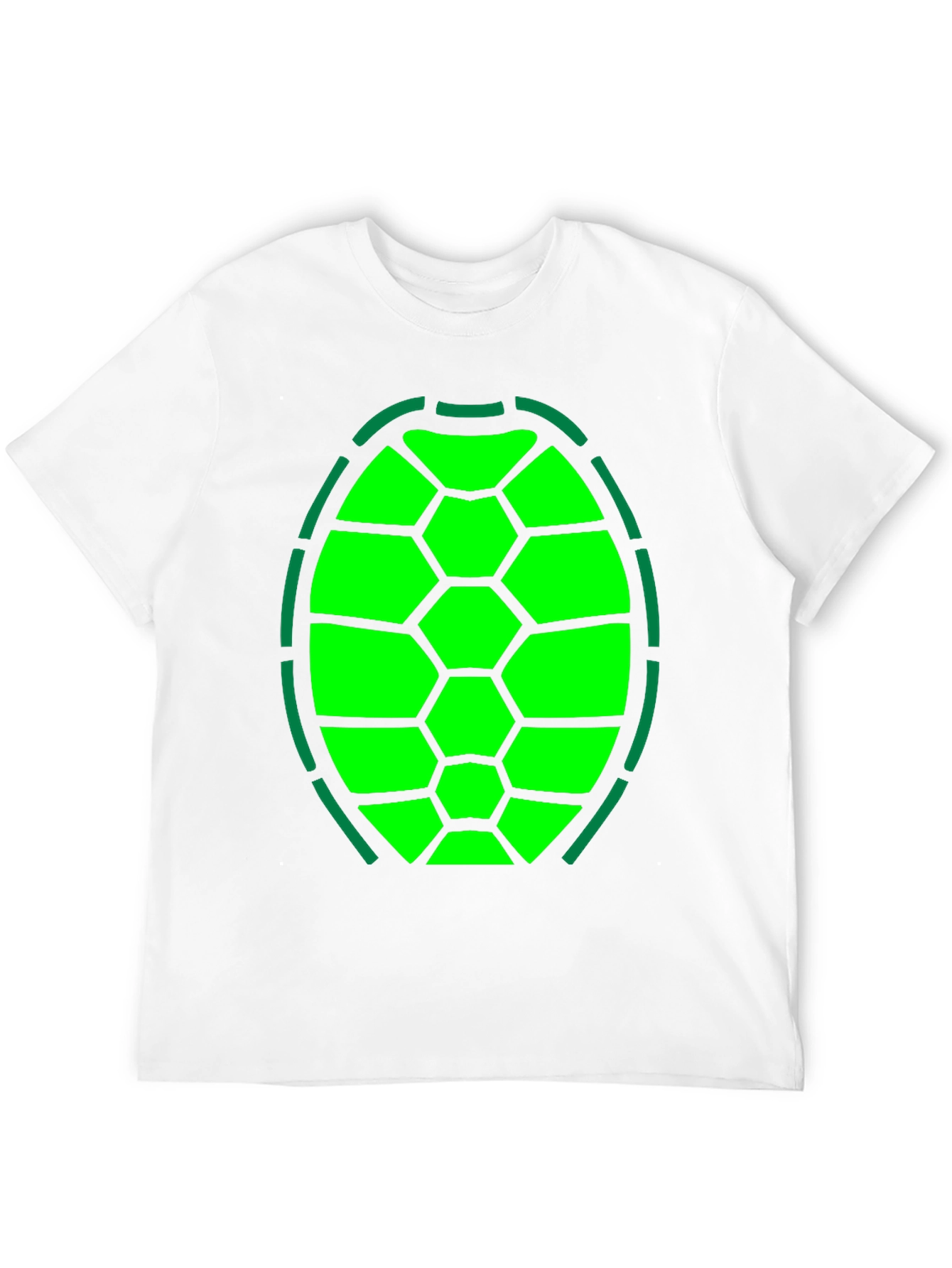 Black Turtle Shell T-Shirt - Funny Costume Tee view 12