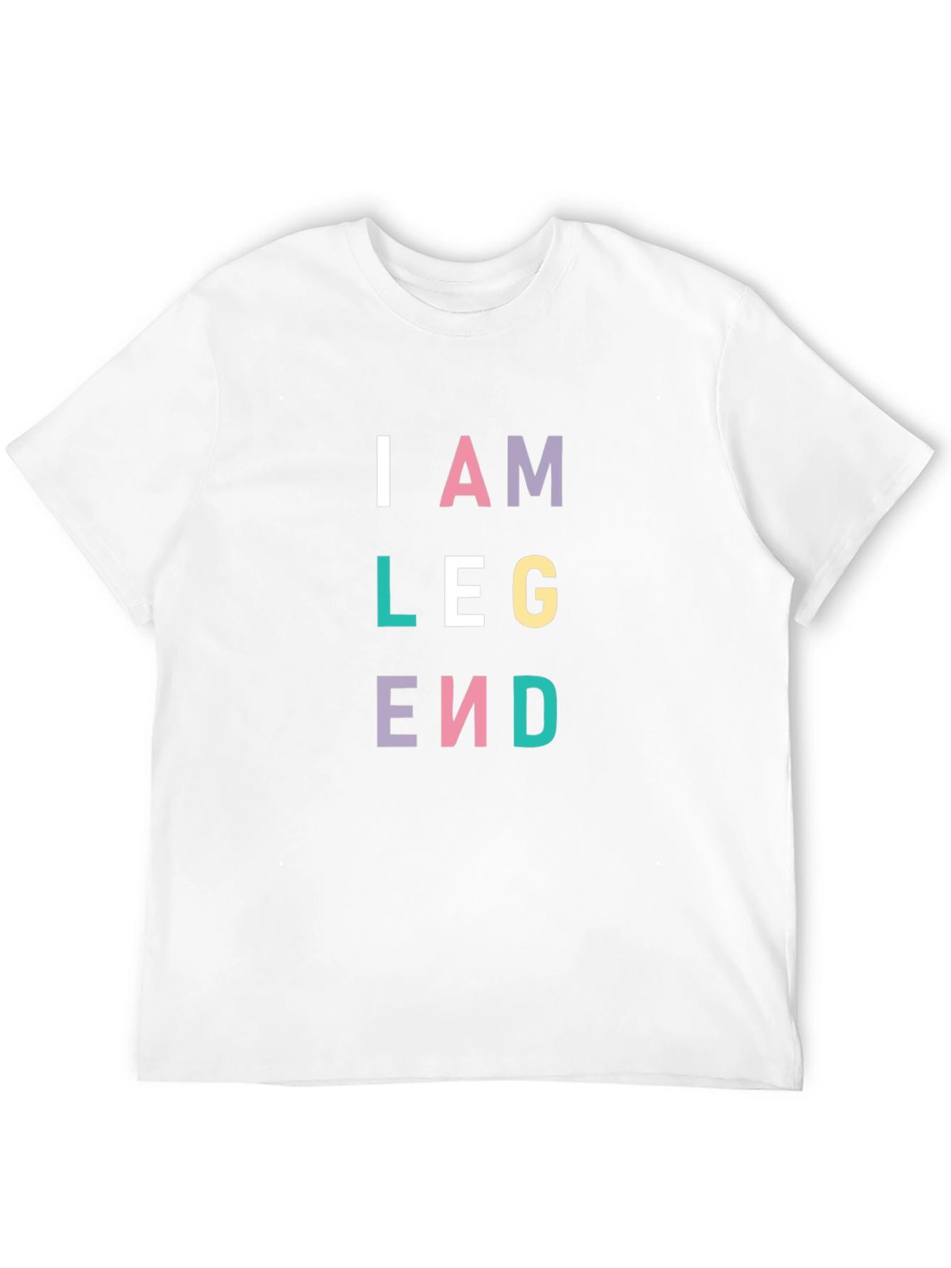 Black I Am Legend Graphic Tee - Stylish & Trendy view 12