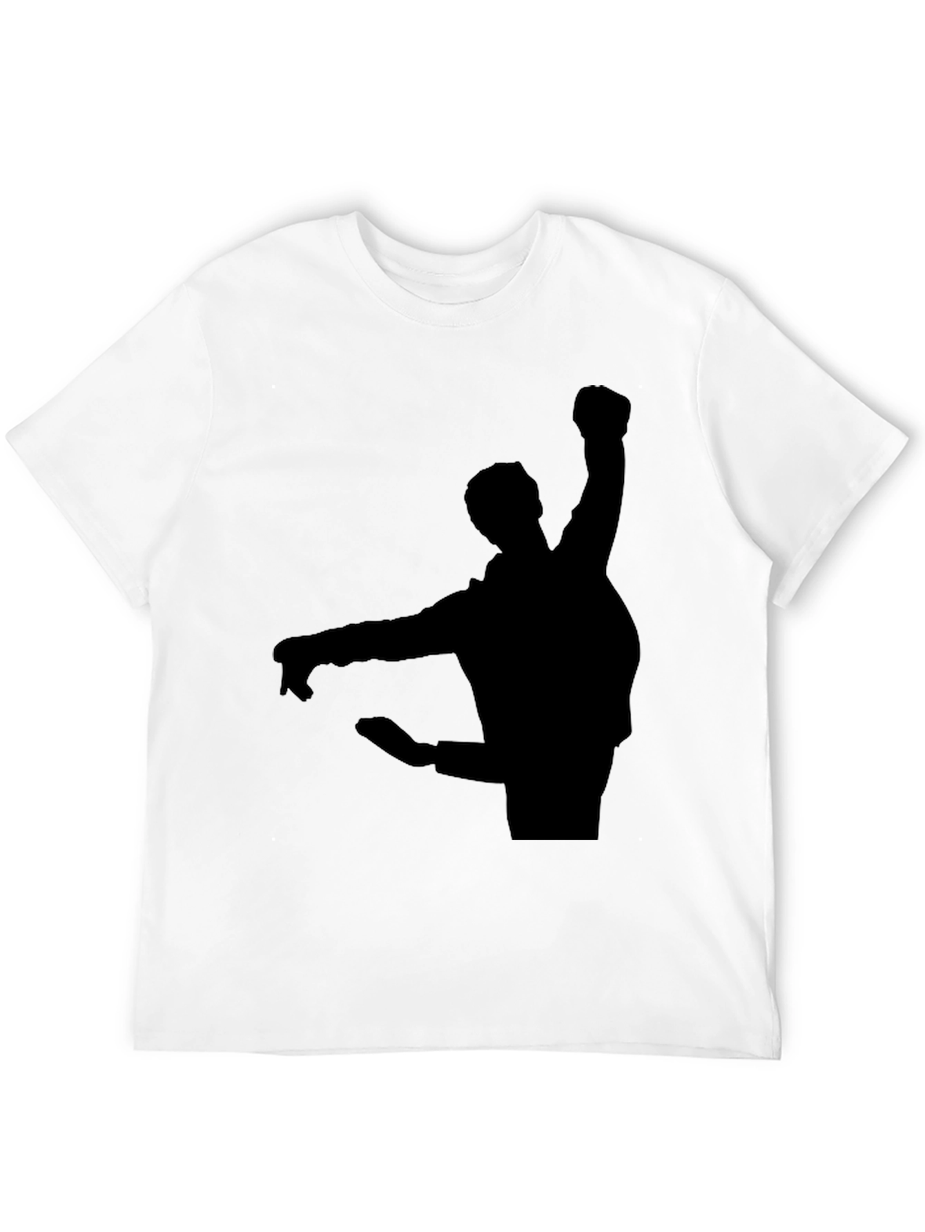 Black Silhouette Graphic T-Shirt - Black view 12