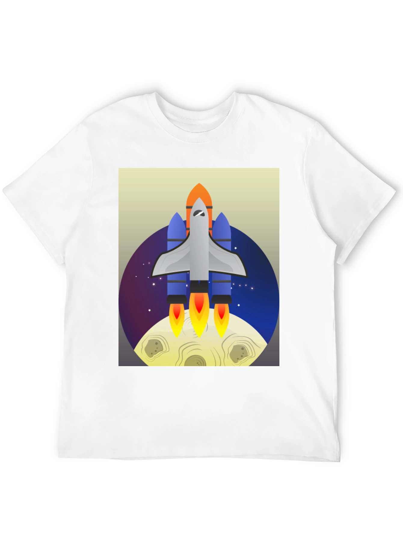 Black Rocket Launch Graphic Tee - Space Adventure Shirt view 12