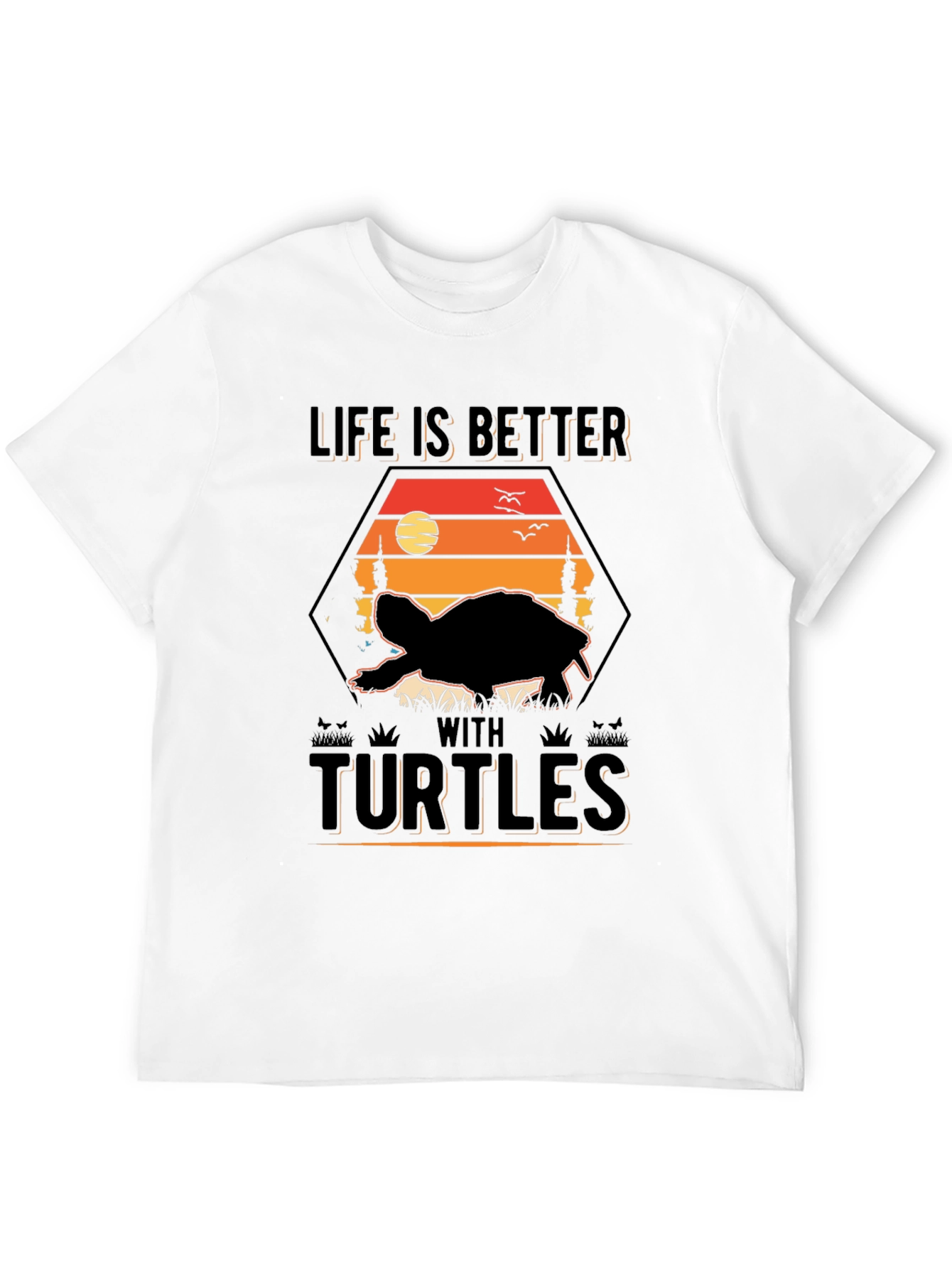 Life Is Better With Turtles Graphic Tee - 12