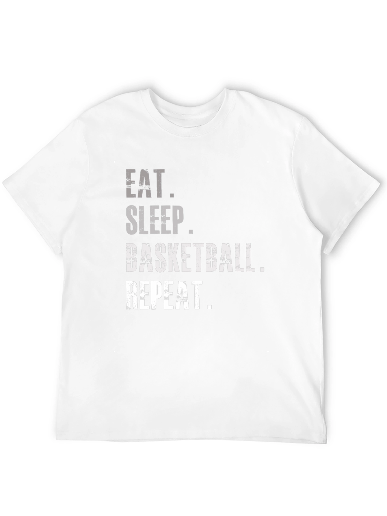 Black Eat Sleep Basketball Repeat Graphic Tee view 12