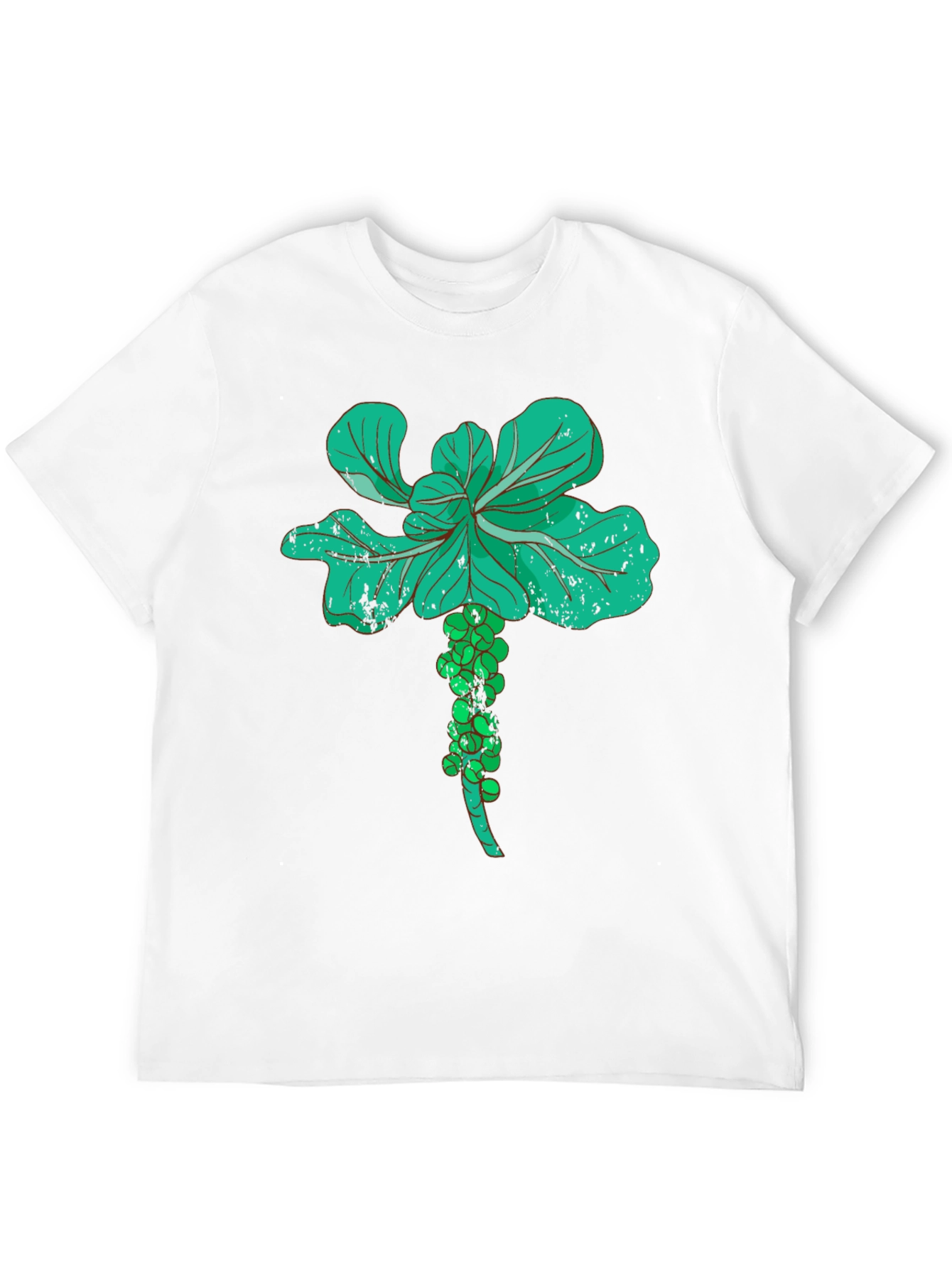 Black Brussels Sprouts Graphic Tee - Vegetable Lover's Black T-Shirt view 12