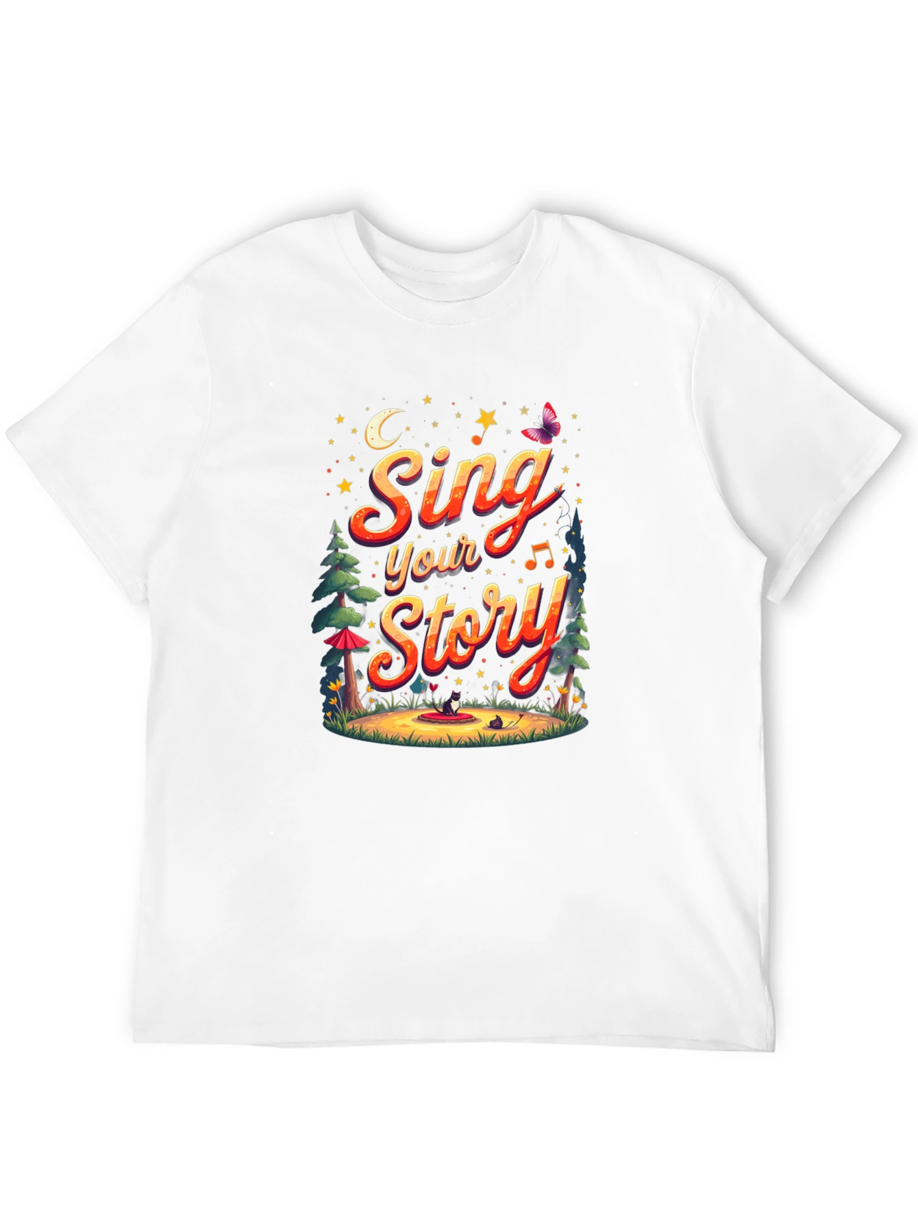 Black Sing Your Story Graphic Tee view 12