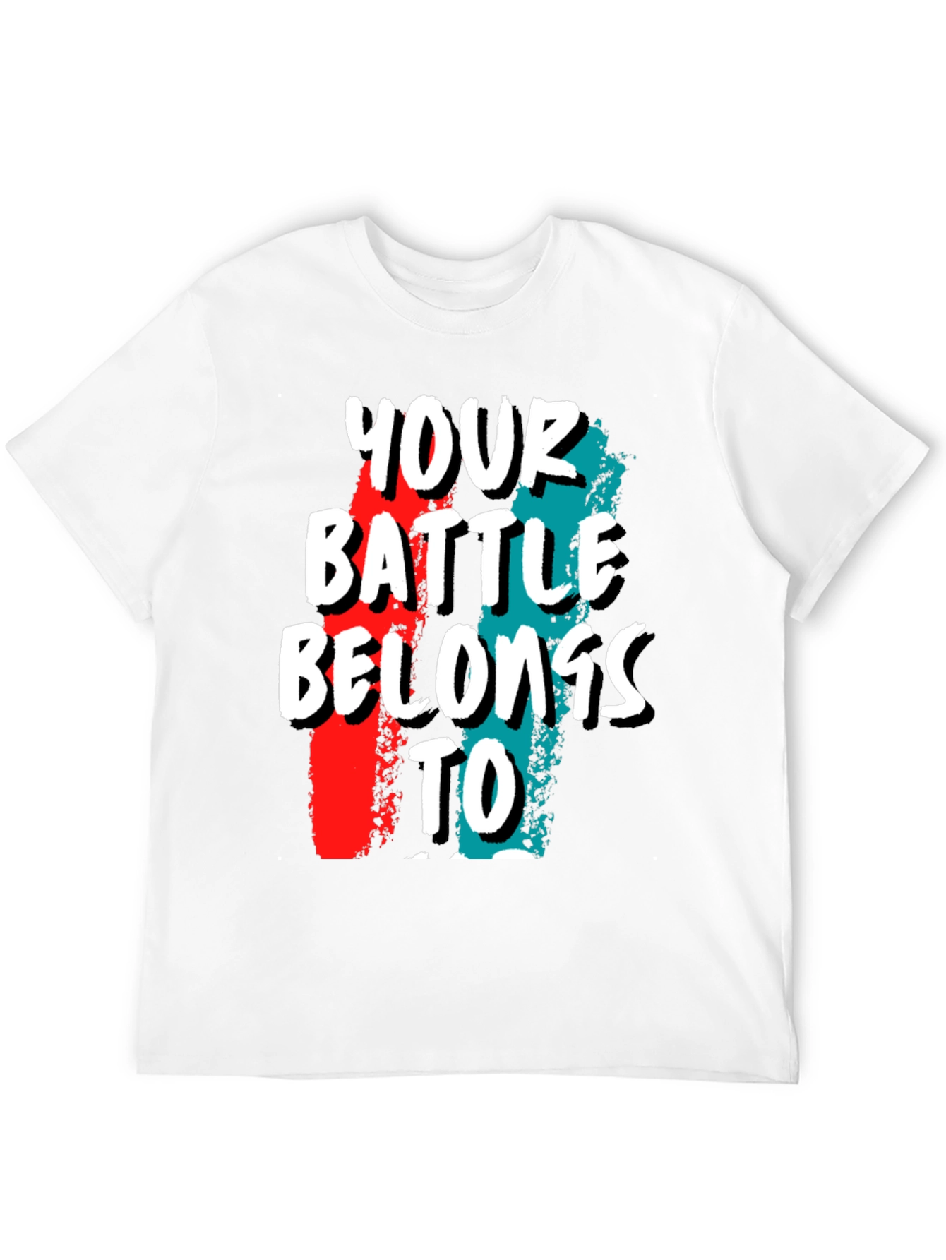 Black Your Battle Belongs To T-Shirt view 12