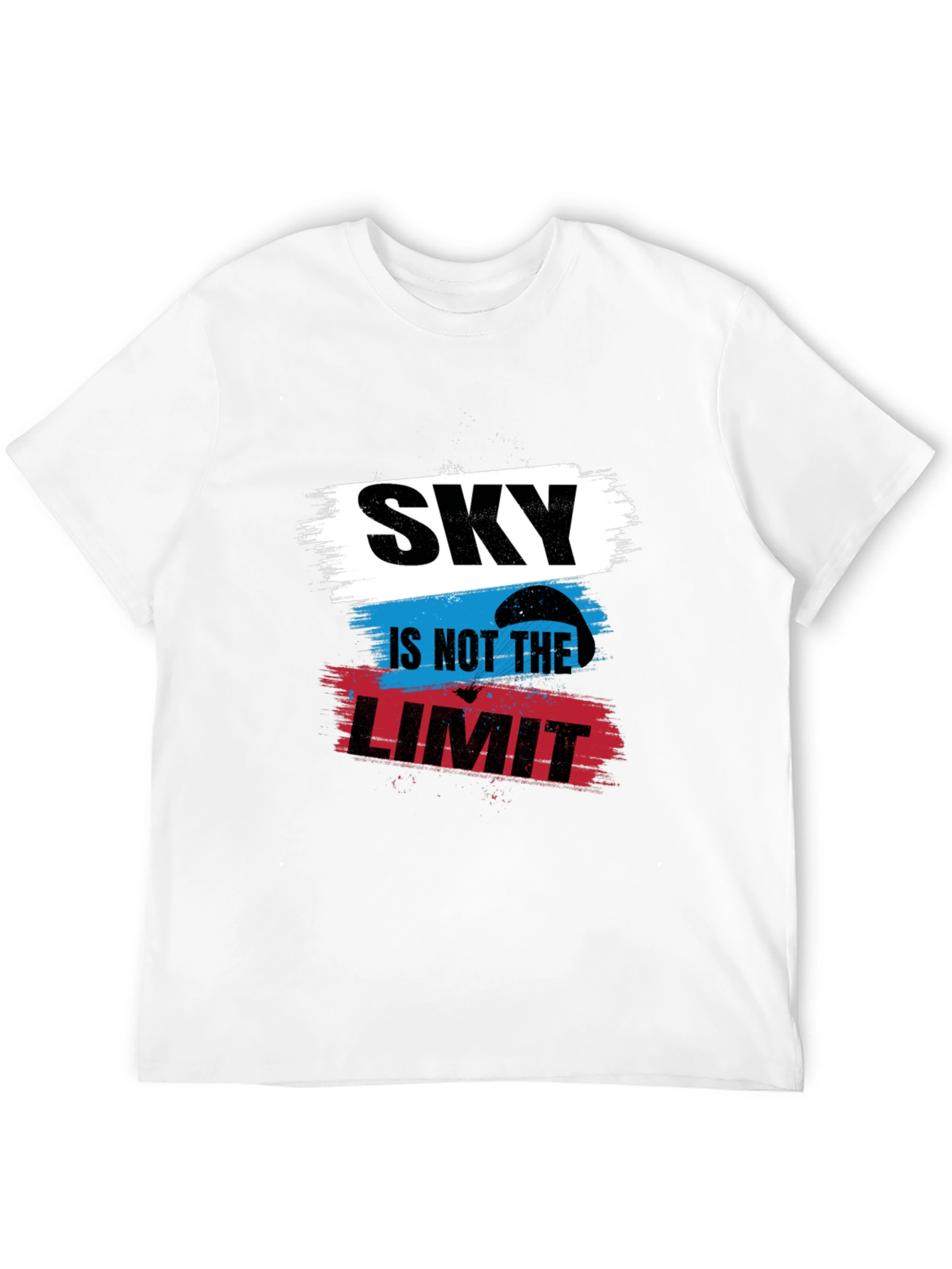 Black Sky Is Not The Limit Black T-Shirt view 12