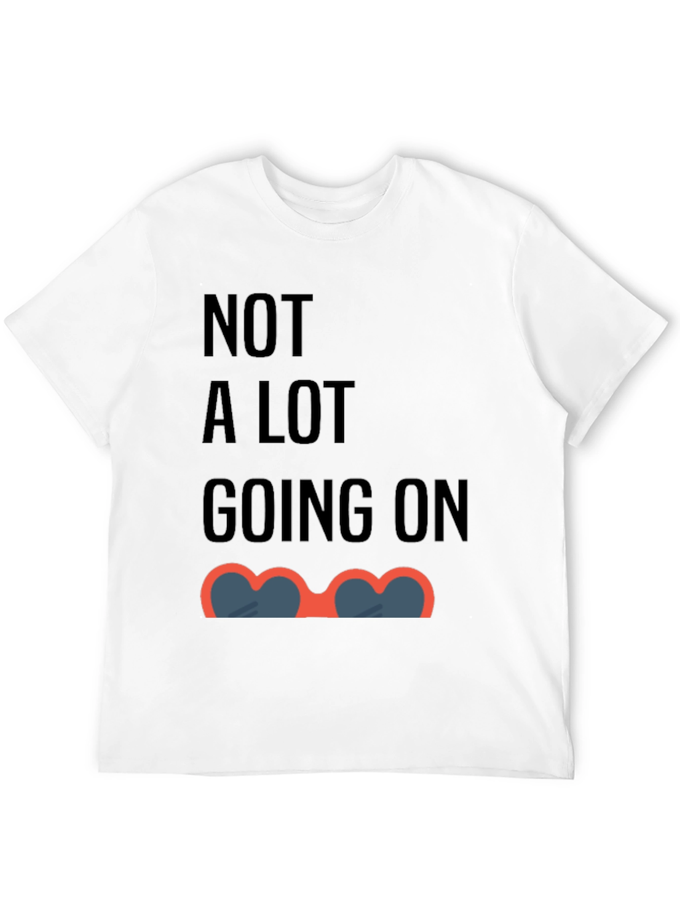 Black Funny 'Not A Lot Going On' Graphic Tee view 12