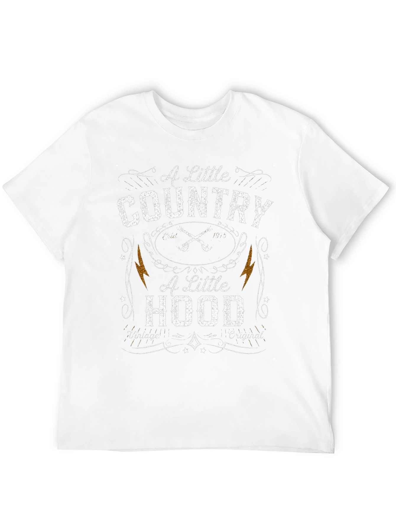 Black Country Hood T-Shirt - Vintage Graphic Tee view 12