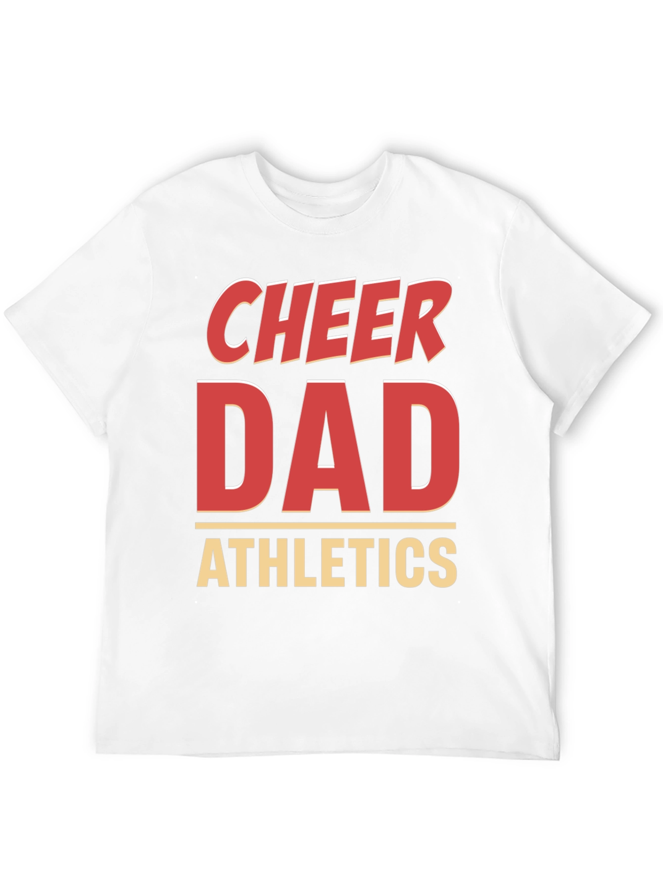 Black Cheer Dad Athletics Graphic T-Shirt view 12