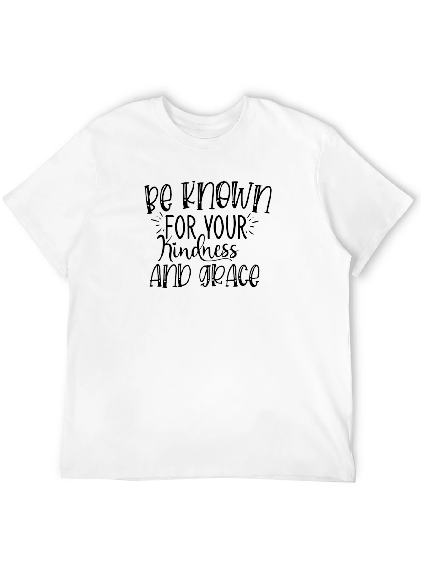 Black Kindness & Grace Black Graphic Tee view 12