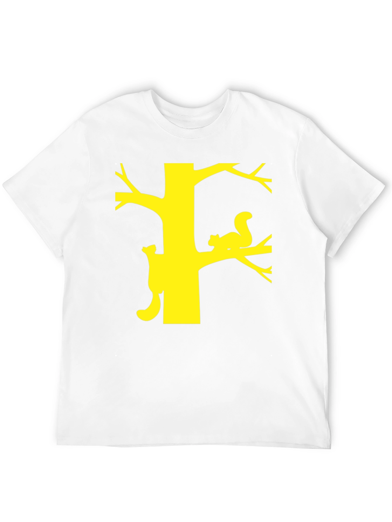 Black Squirrel Tree Black T-Shirt view 12