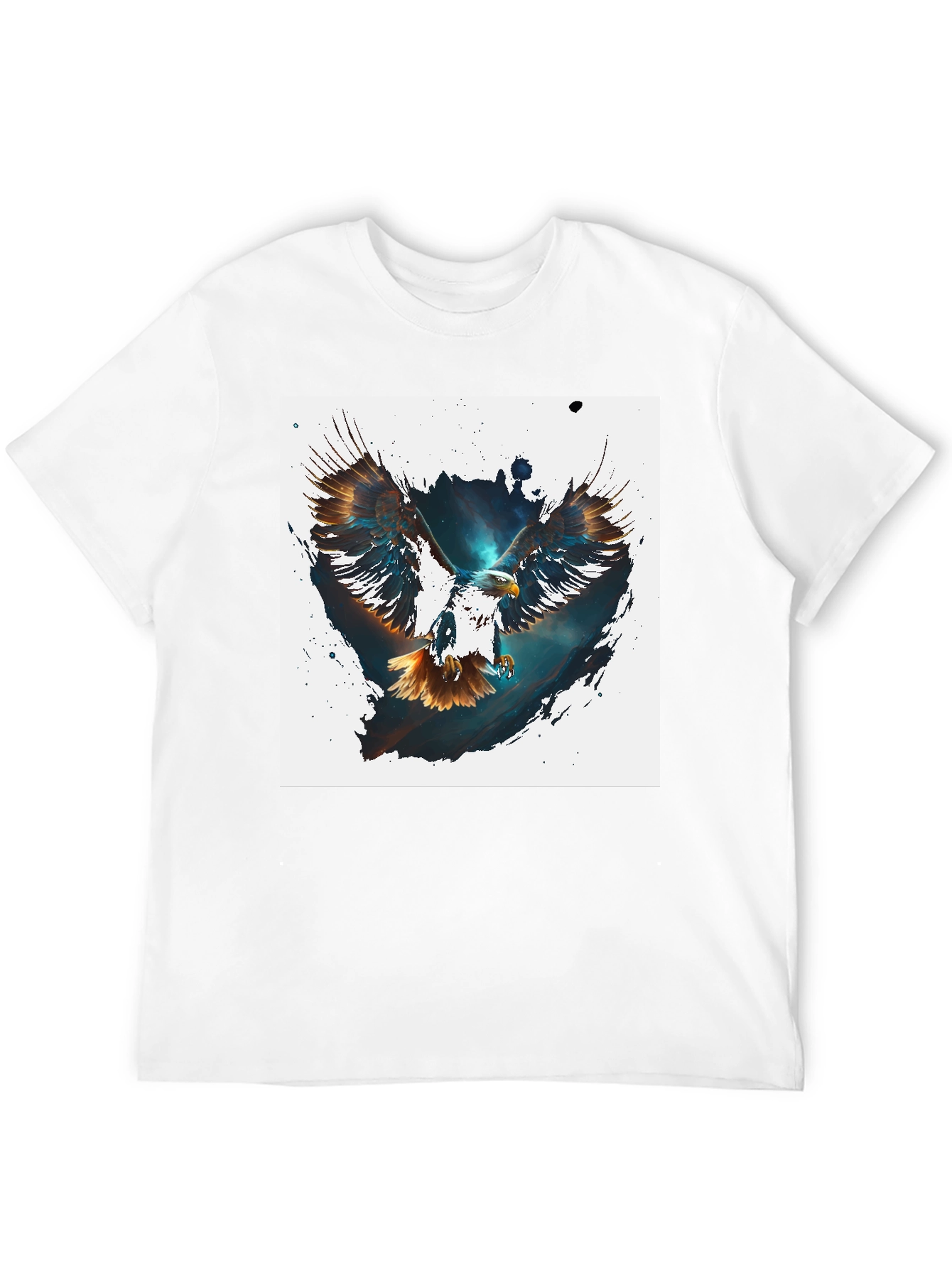 Black Eagle Graphic Tee - Men's Black T-Shirt view 12