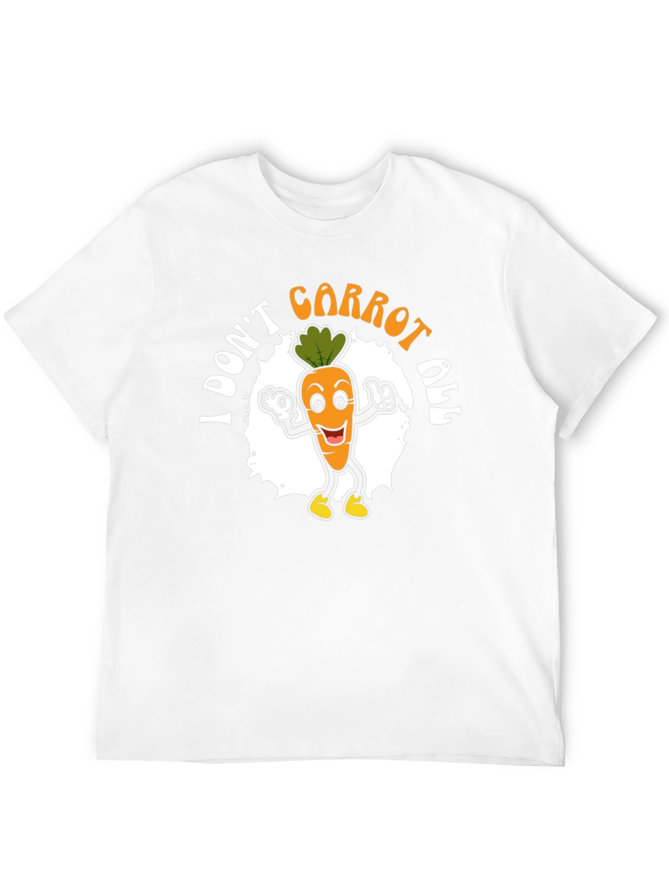 Black I Don't Carrot All T-Shirt view 12