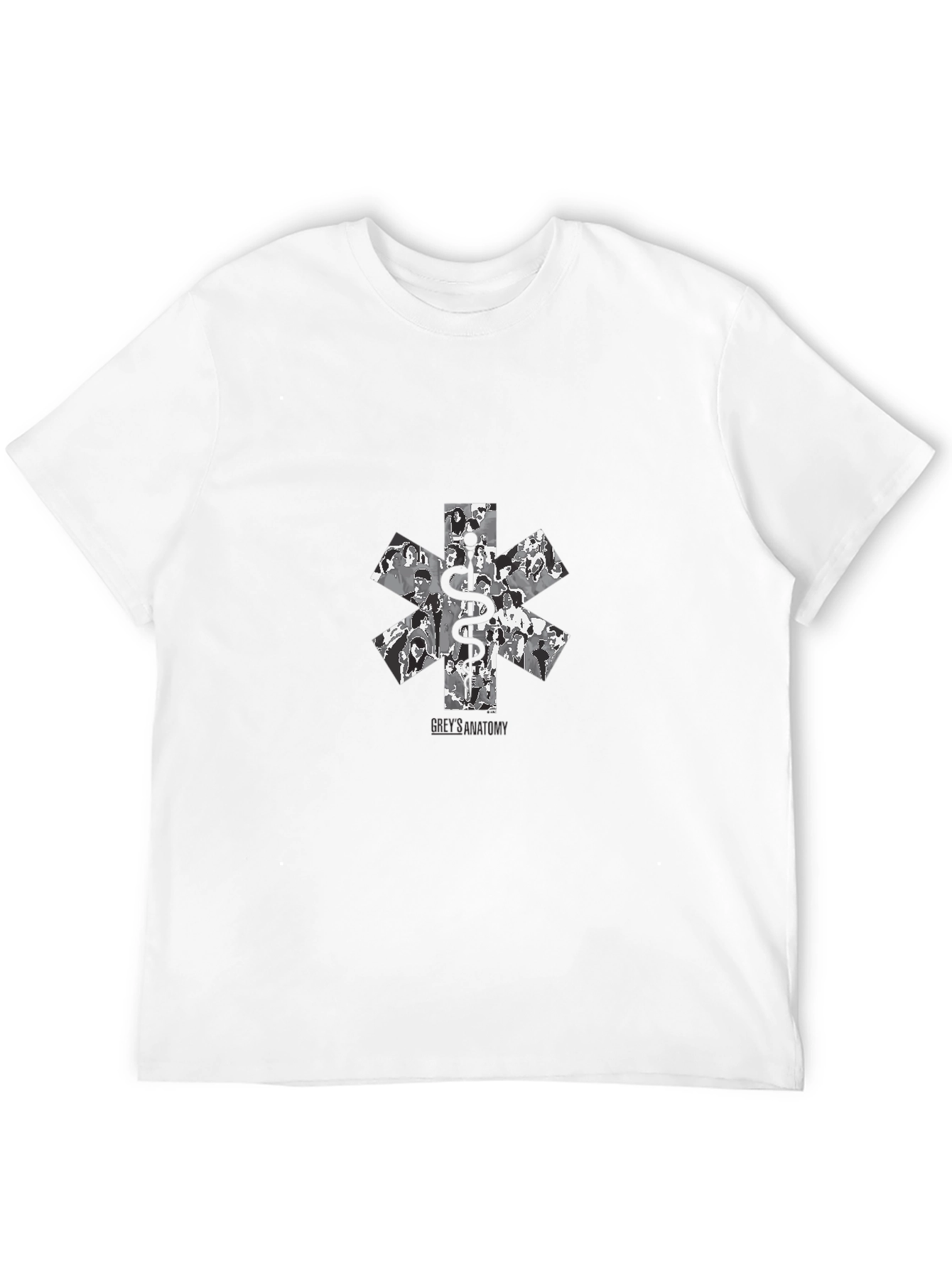 Black Medical Star T-Shirt - Black view 12