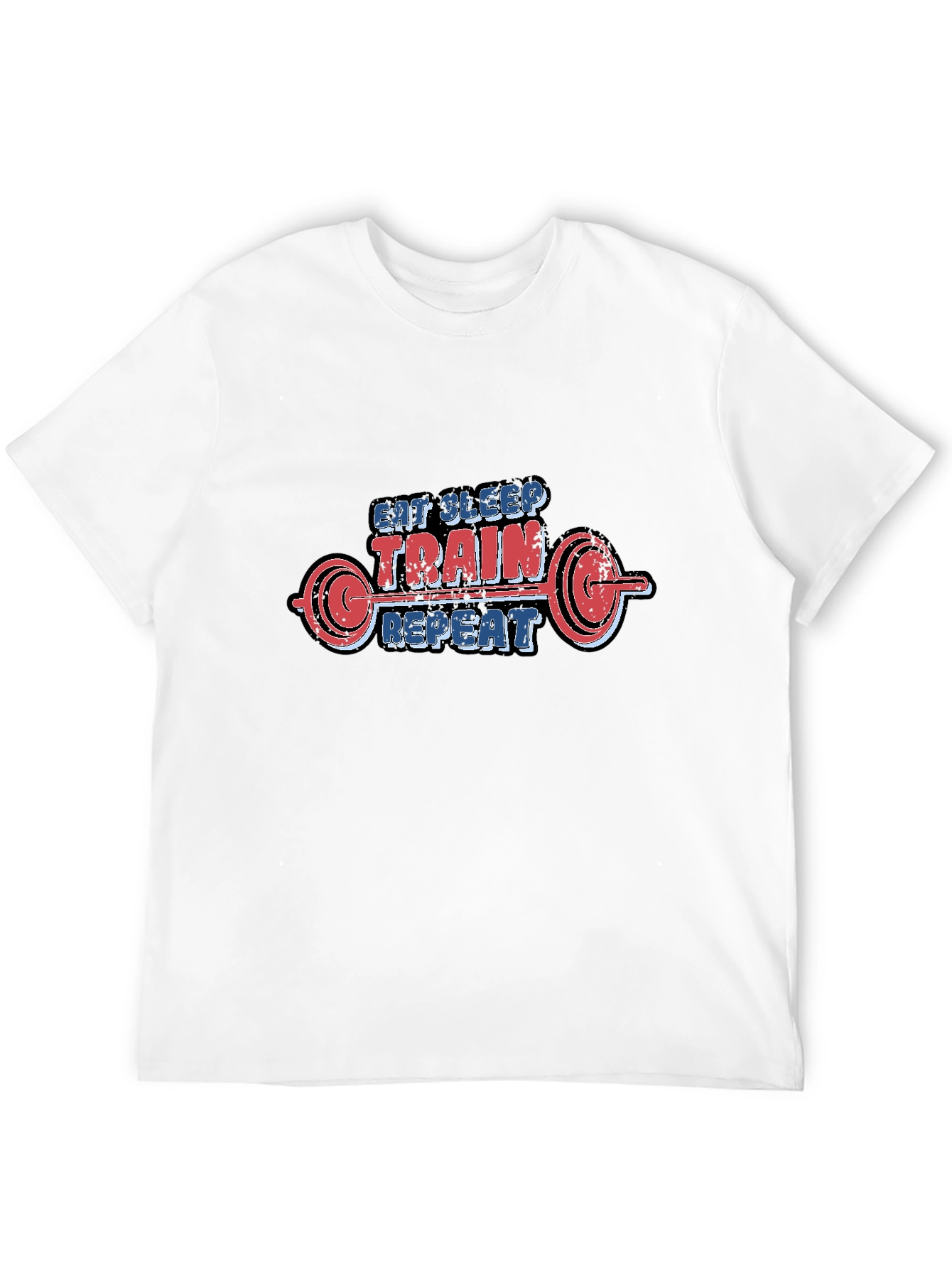 Eat Sleep Train Repeat Graphic T-Shirt - 12