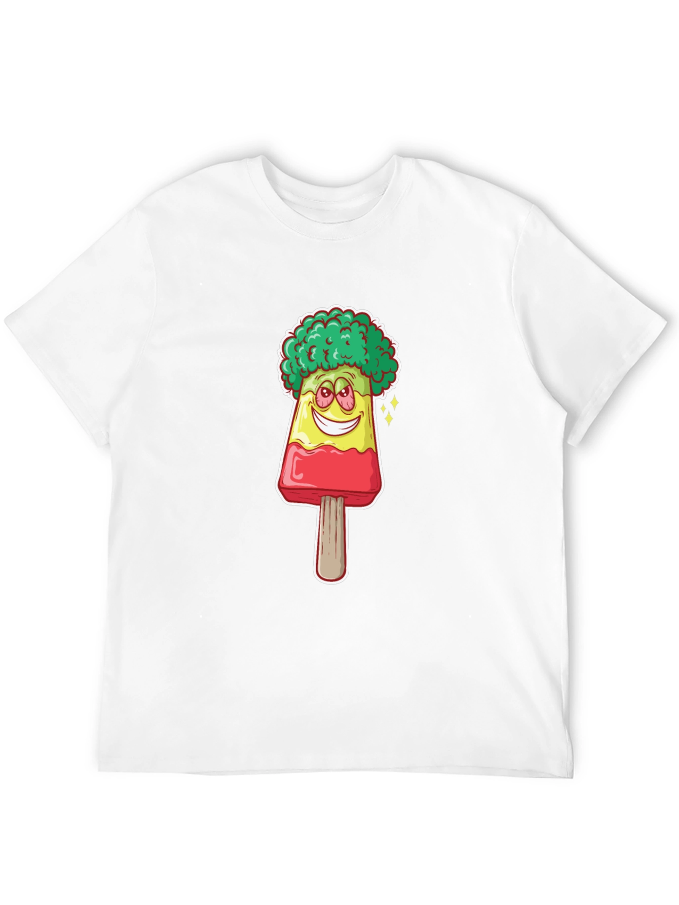 Black Novelty Popsicle Character T-Shirt view 12