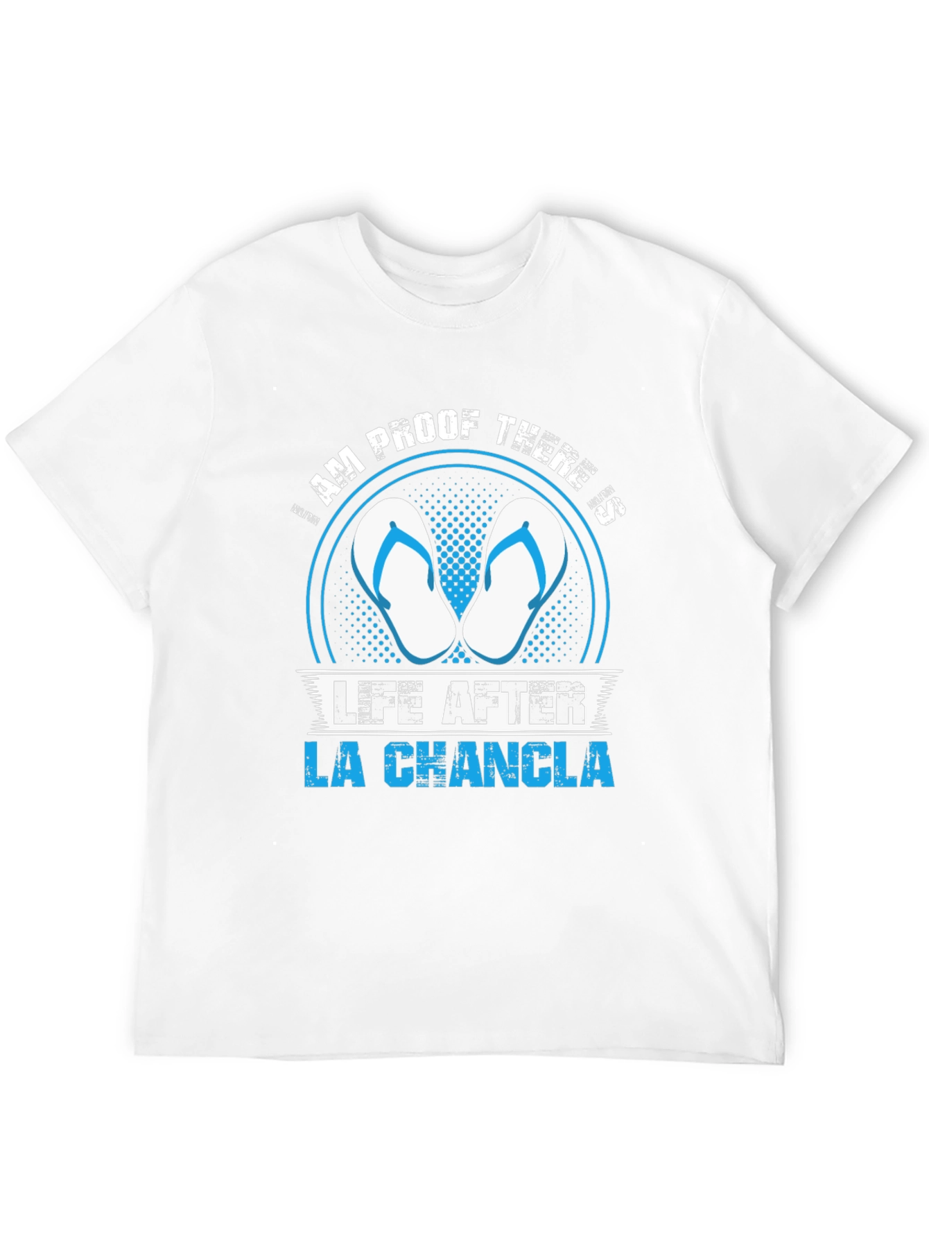 Black Am Proof There's Life After La Chancla T-Shirt view 12