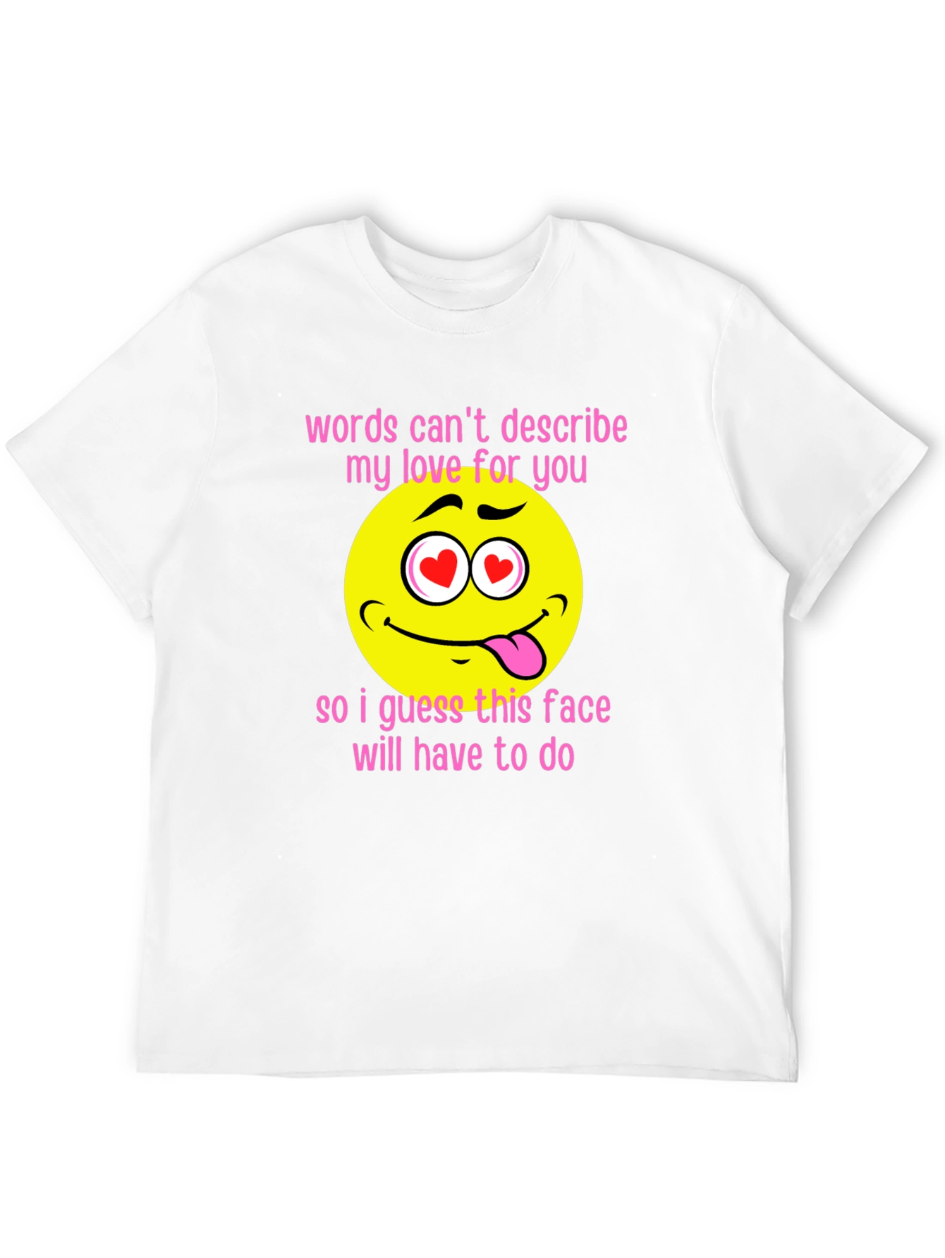 Black Love Emoji T-Shirt - Words Can't Describe My Love! view 12