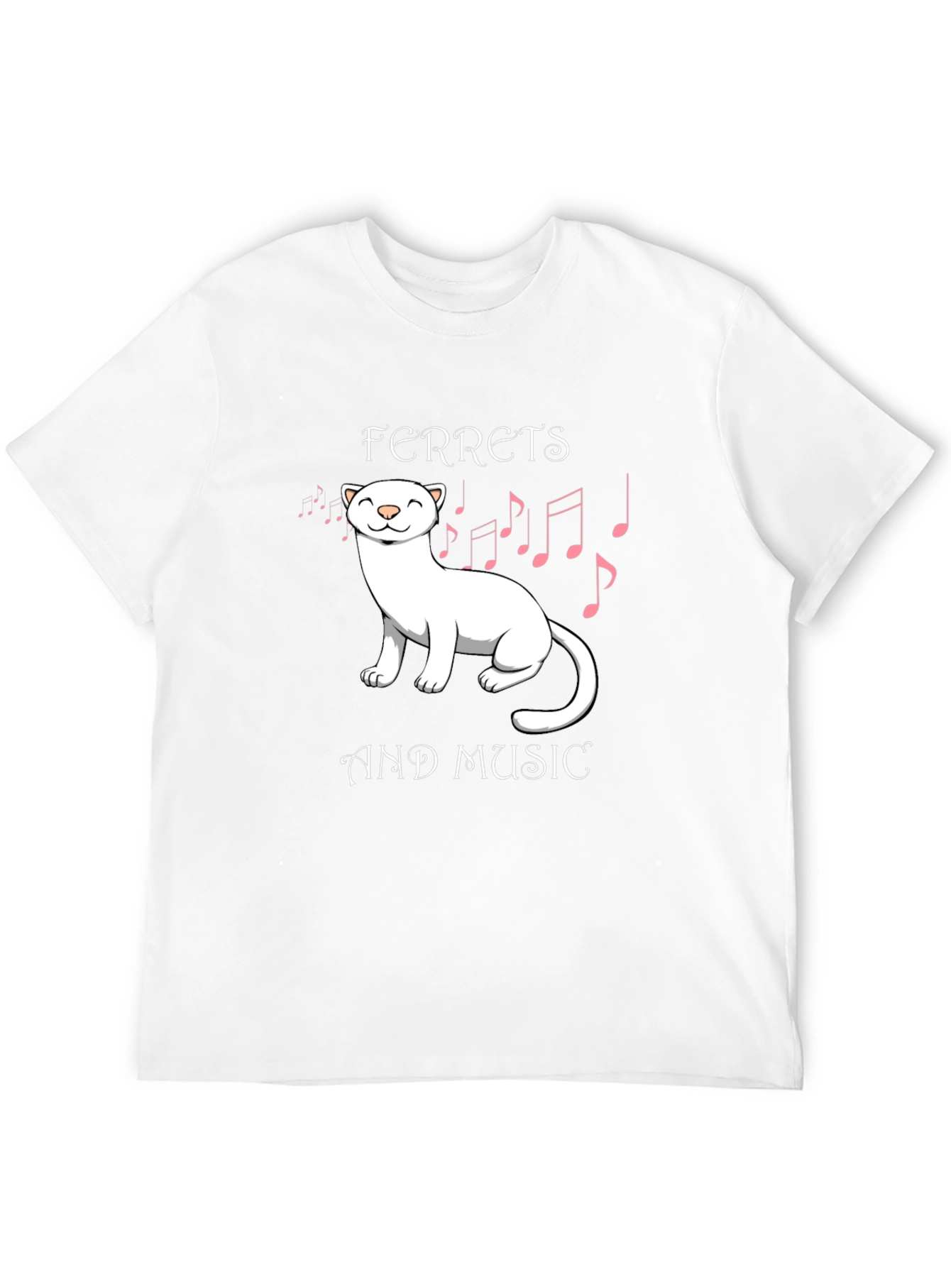 Black Ferret and Music Graphic Tee view 12