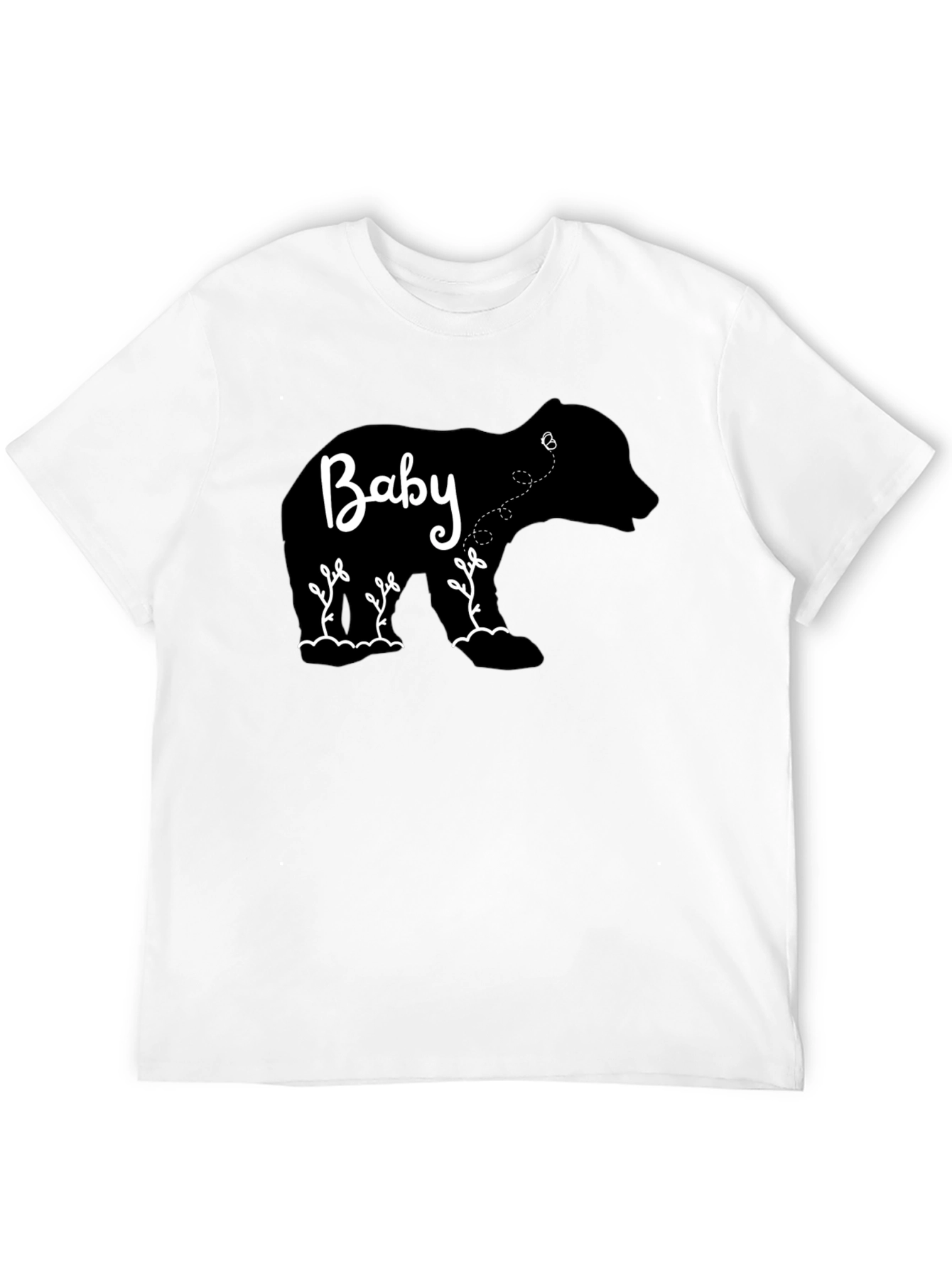 Black Baby Bear Tee - Cute Animal Graphic T-Shirt view 12