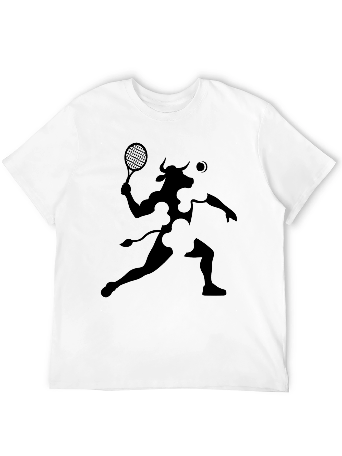 Black Tennis Bull Black T-Shirt view 12