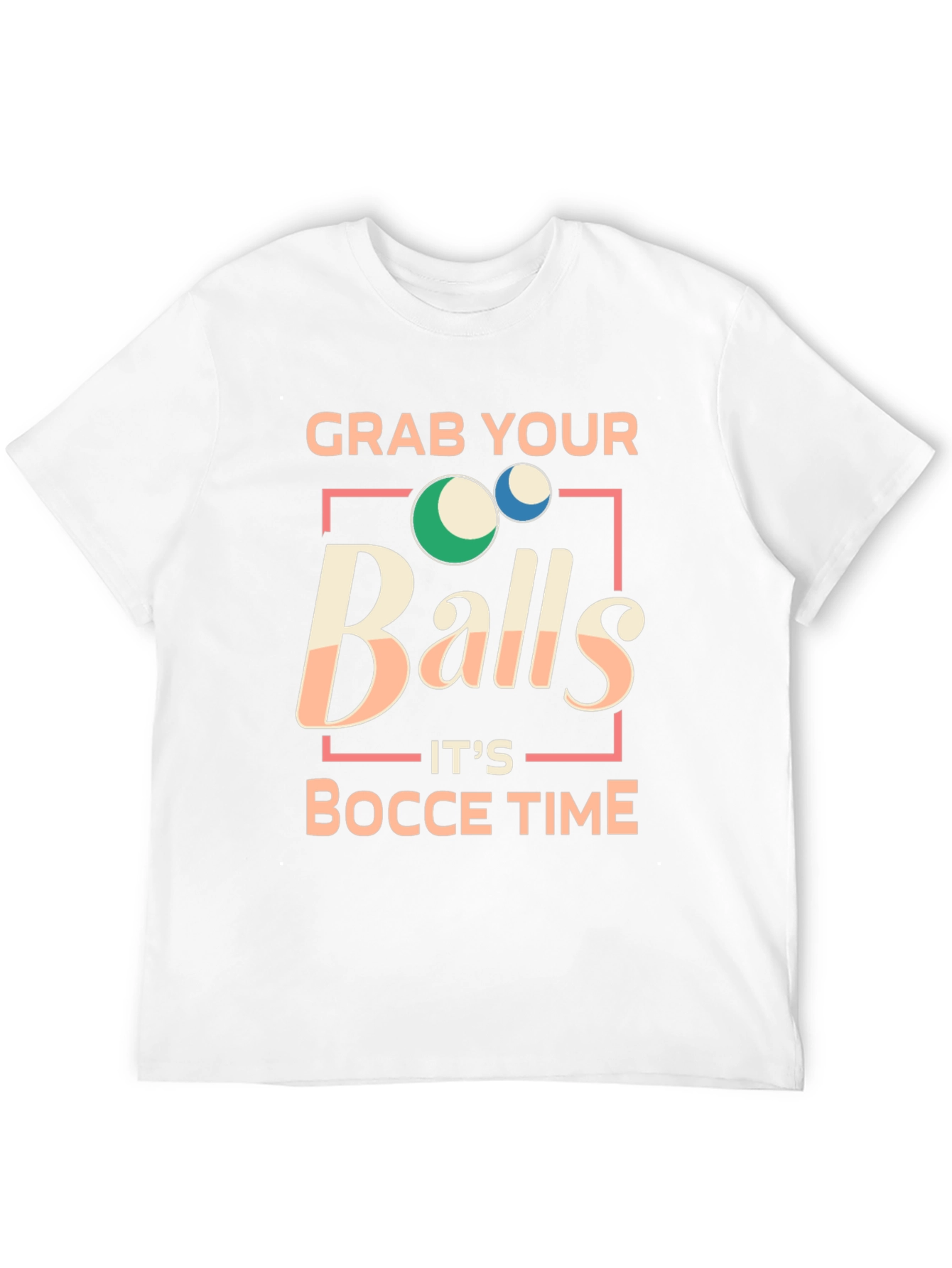 Black Grab Your Balls Bocce Time T-Shirt view 12