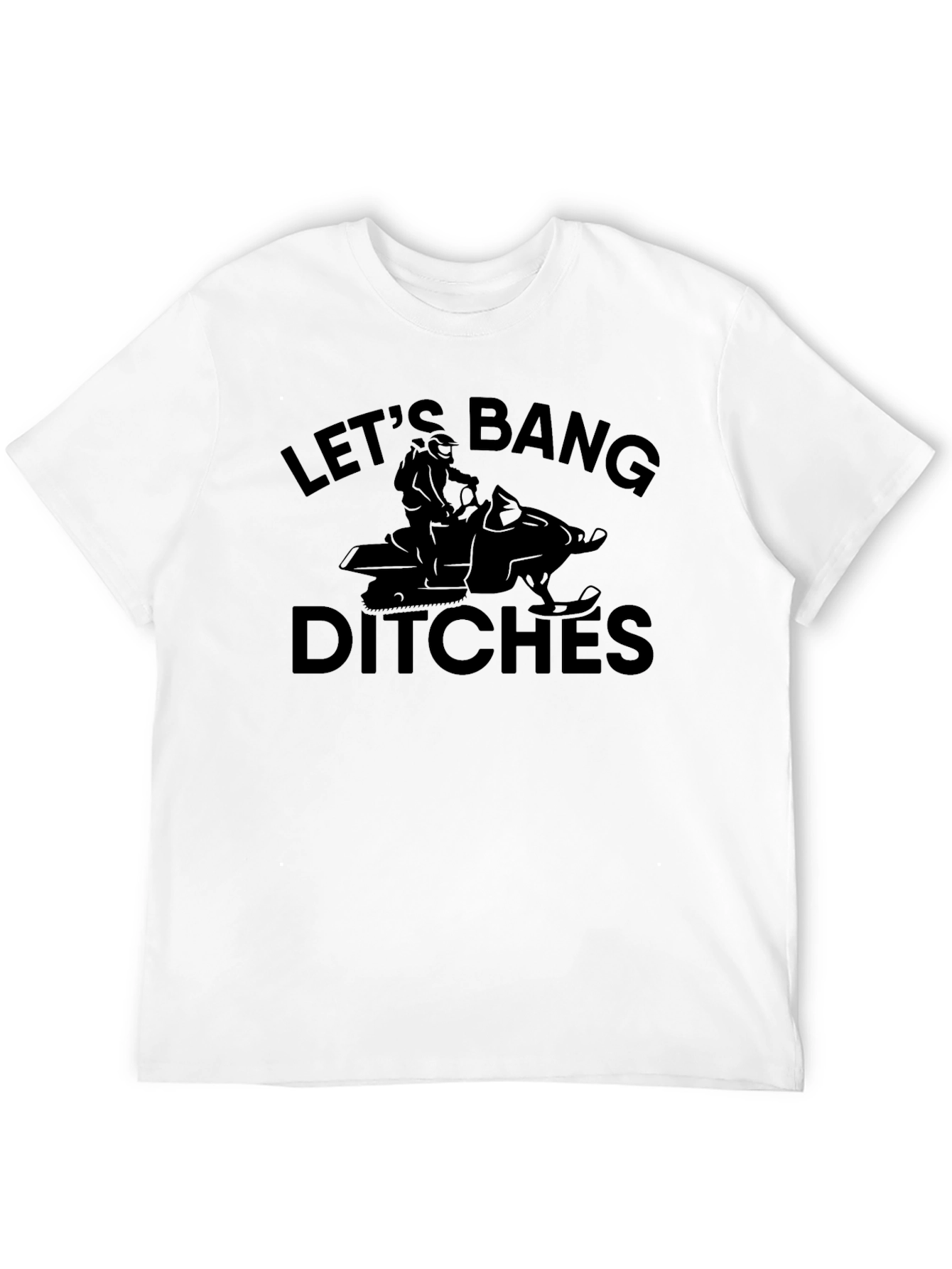 Black Let's Bang Ditches Graphic T-Shirt view 12