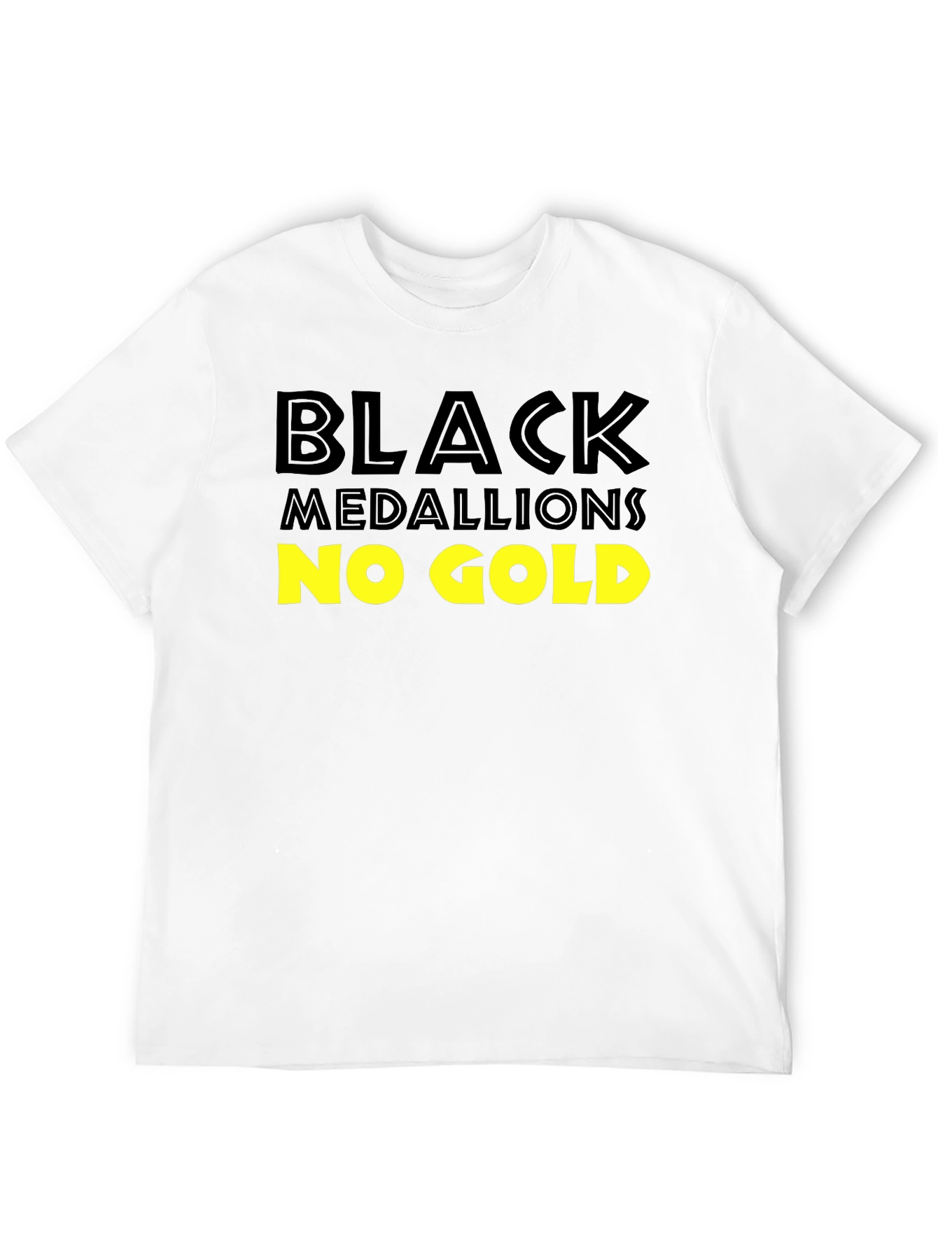 Black Black Medallions No Gold T-Shirt view 12