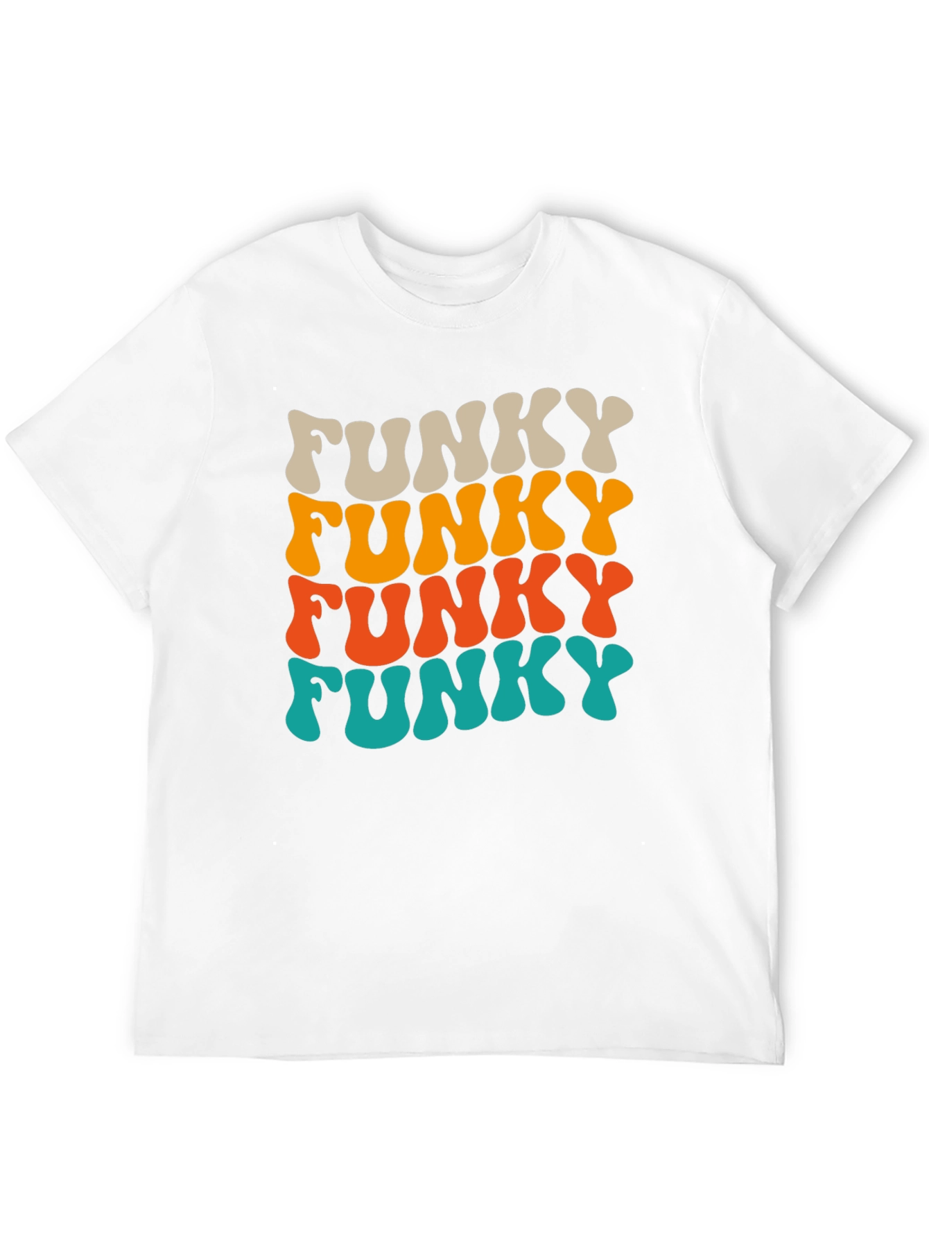 Black Funky Retro Style Graphic T-Shirt view 12