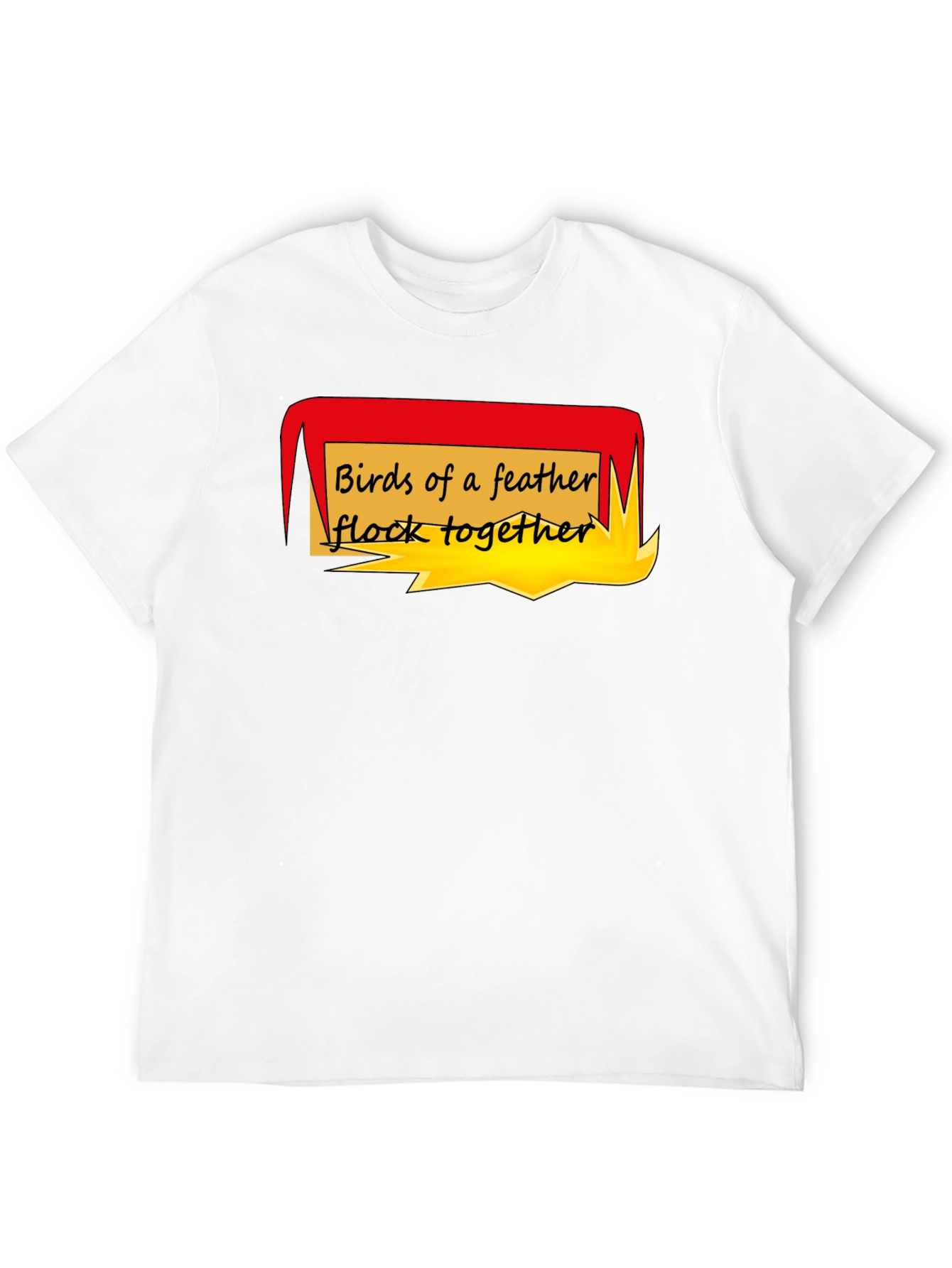 Black Birds of a Feather T-Shirt - Black Crew Neck view 12