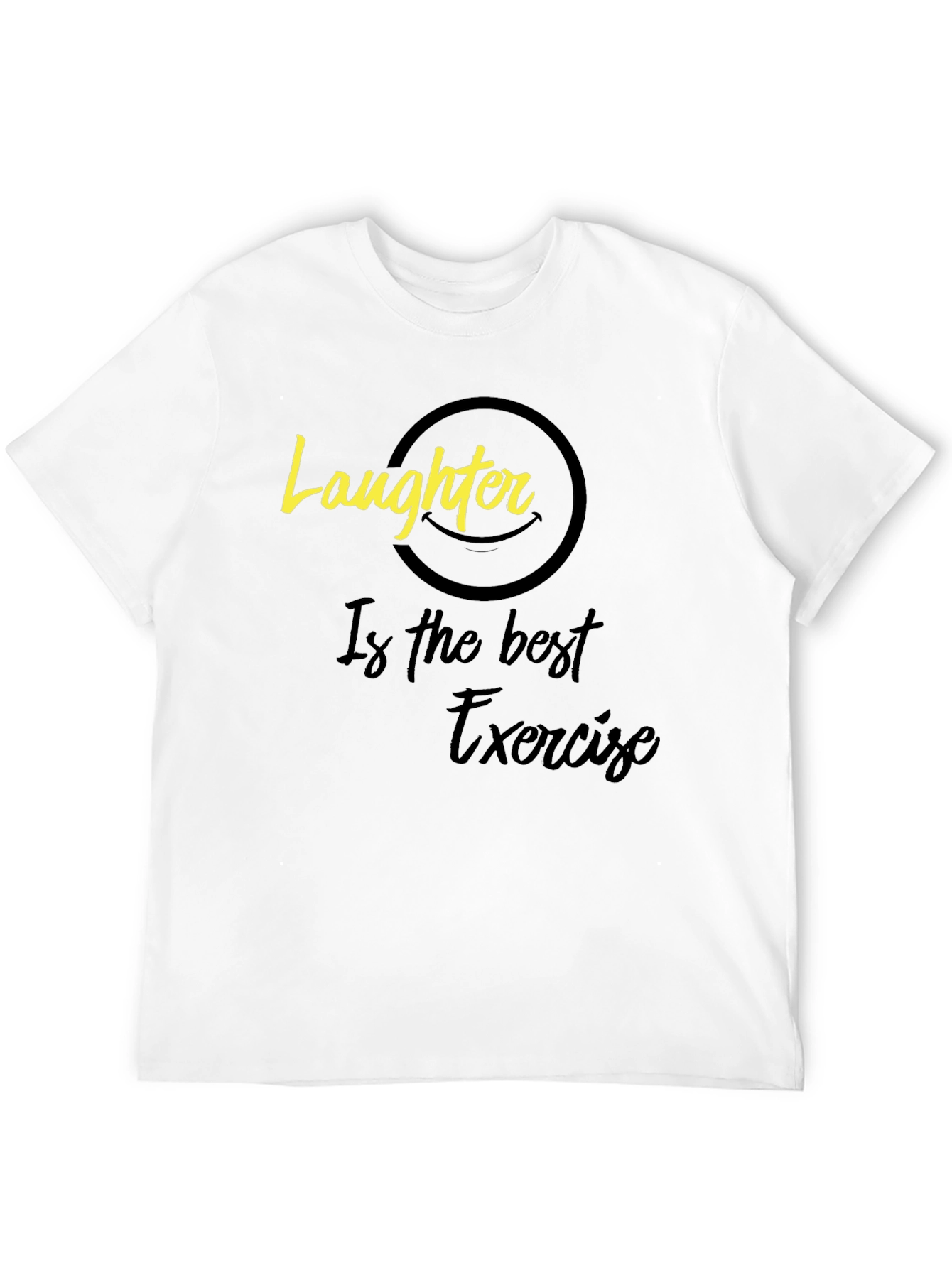 Black Laughter is the Best Exercise Graphic Tee - Unisex view 12