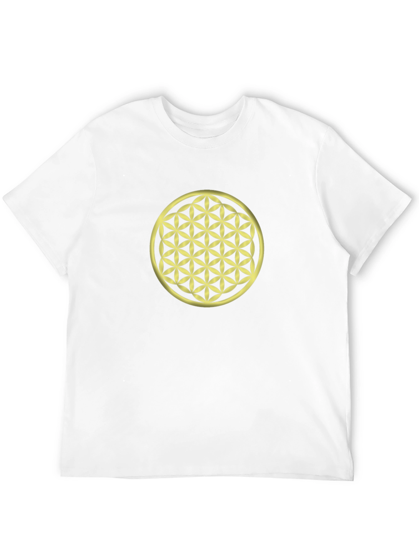 Black Flower of Life Graphic Tee - Black view 12