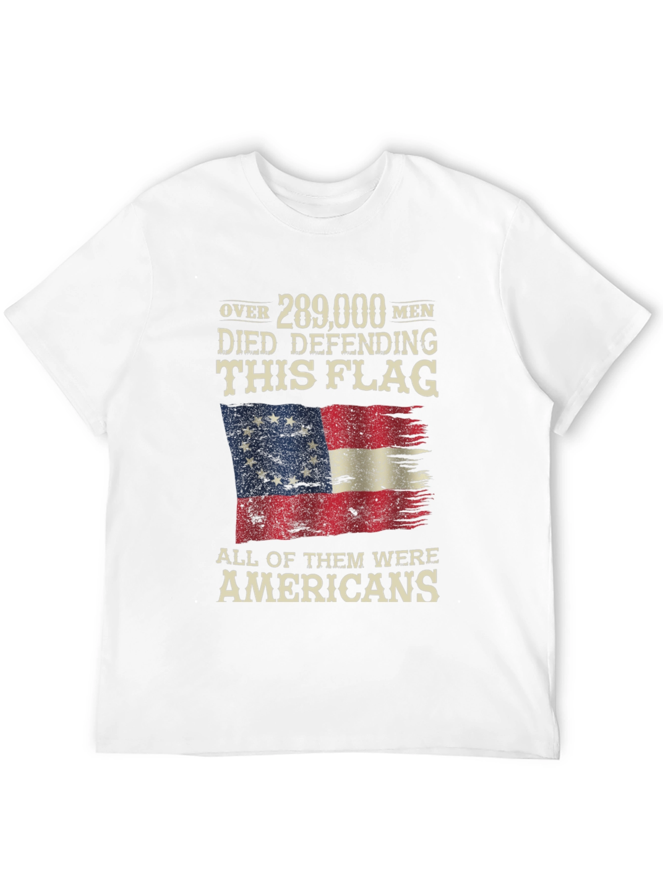 Black Patriotic American Flag T-Shirt view 12