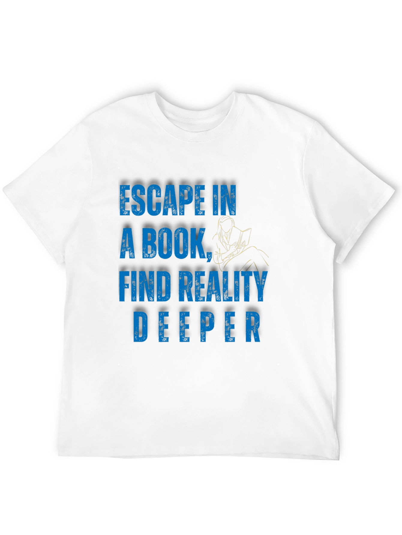 Black Escape in a Book T-Shirt - Reader's Delight view 12