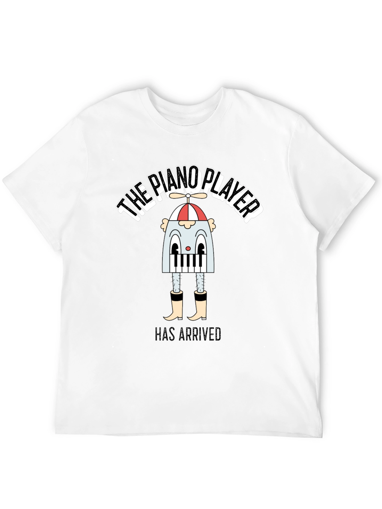 Black The Piano Player Has Arrived T-Shirt view 12