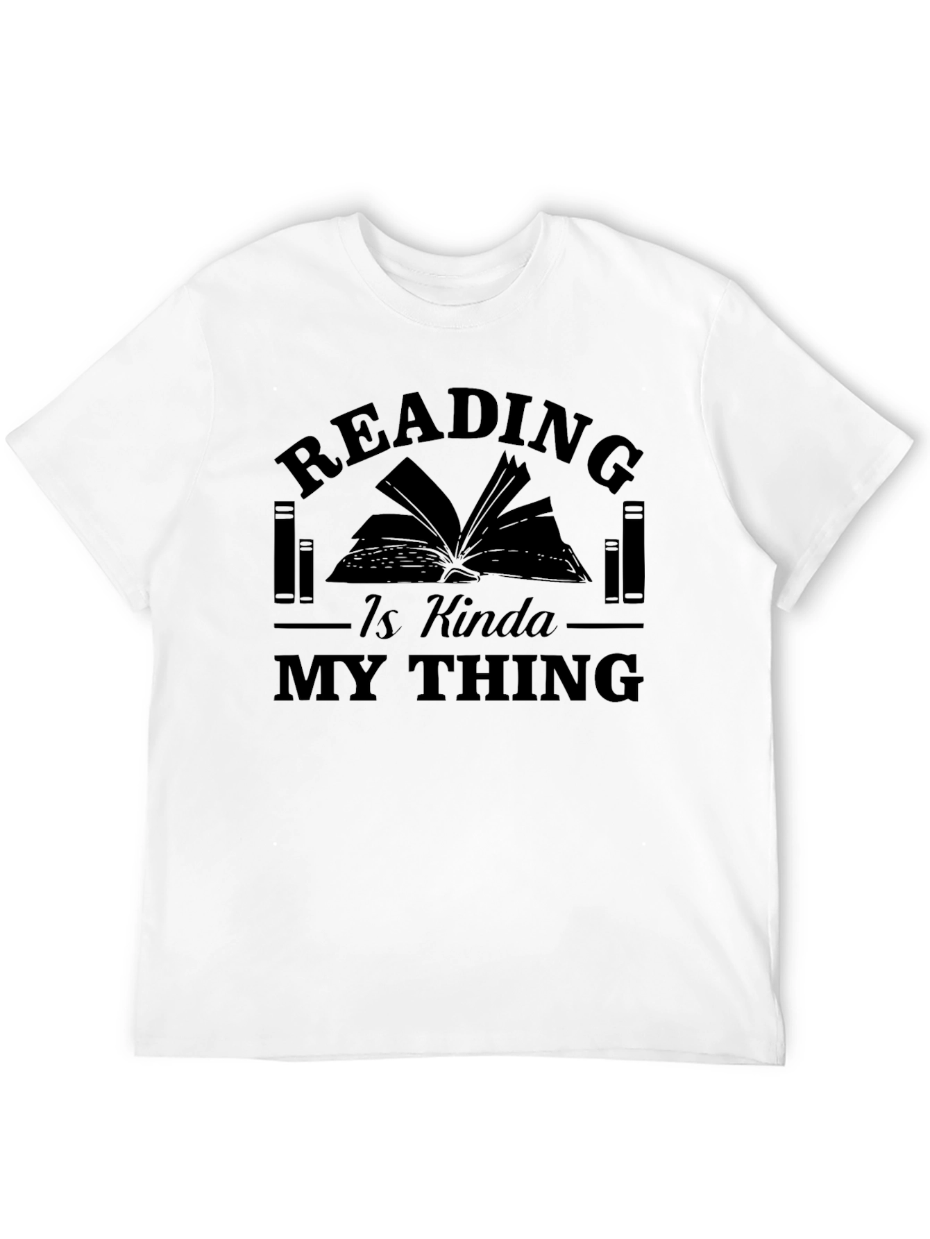 Black Reading Is Kinda My Thing T-Shirt view 12