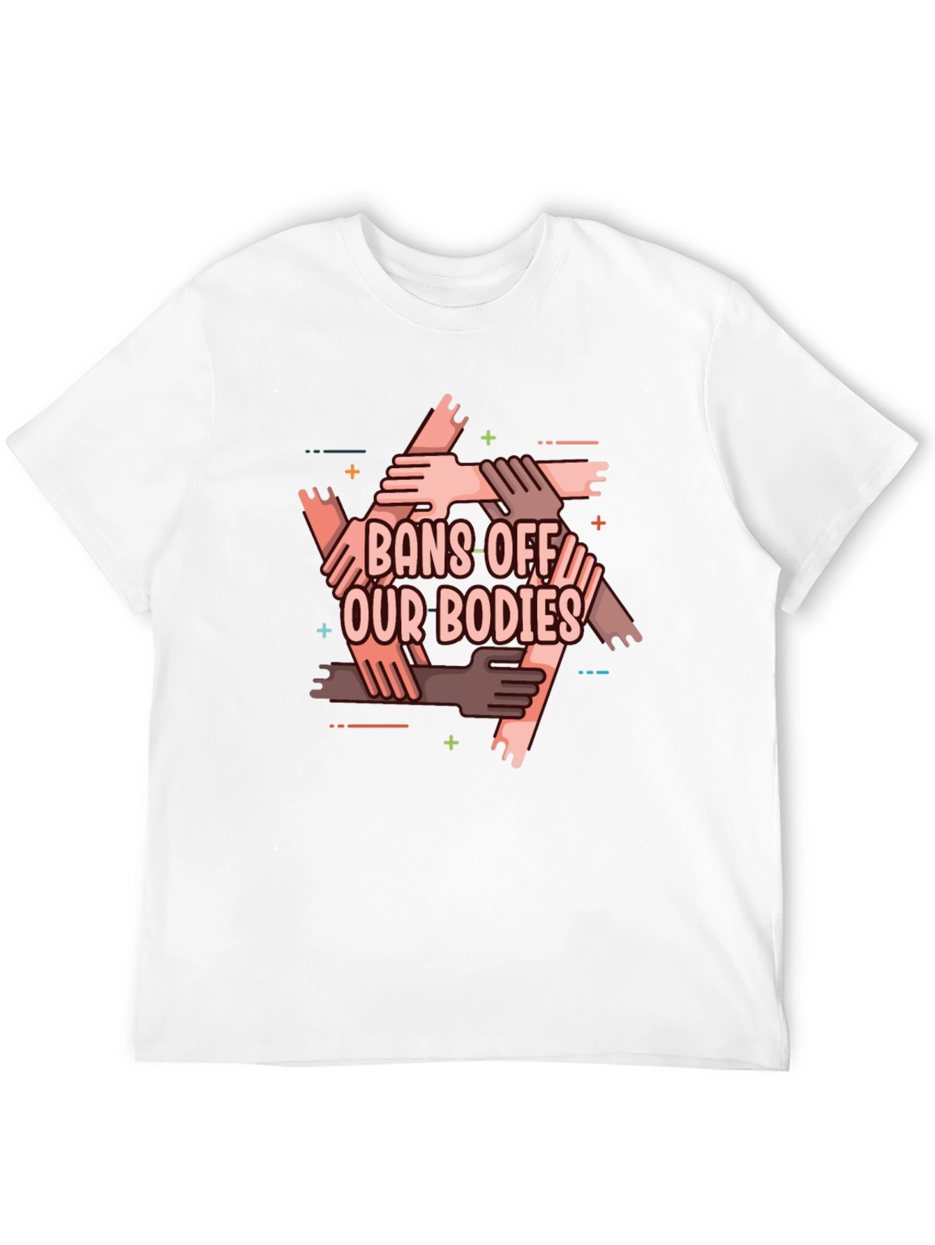 Black Bans Off Our Bodies Graphic Tee view 12