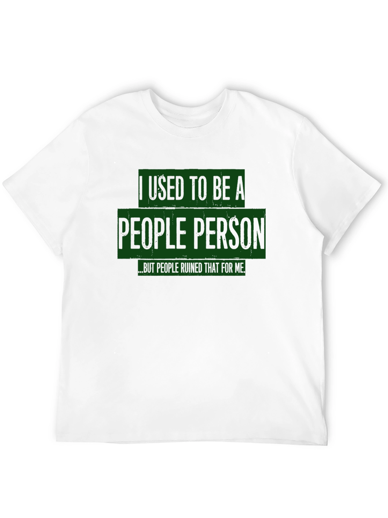 Black I Used to Be a People Person T-Shirt view 12