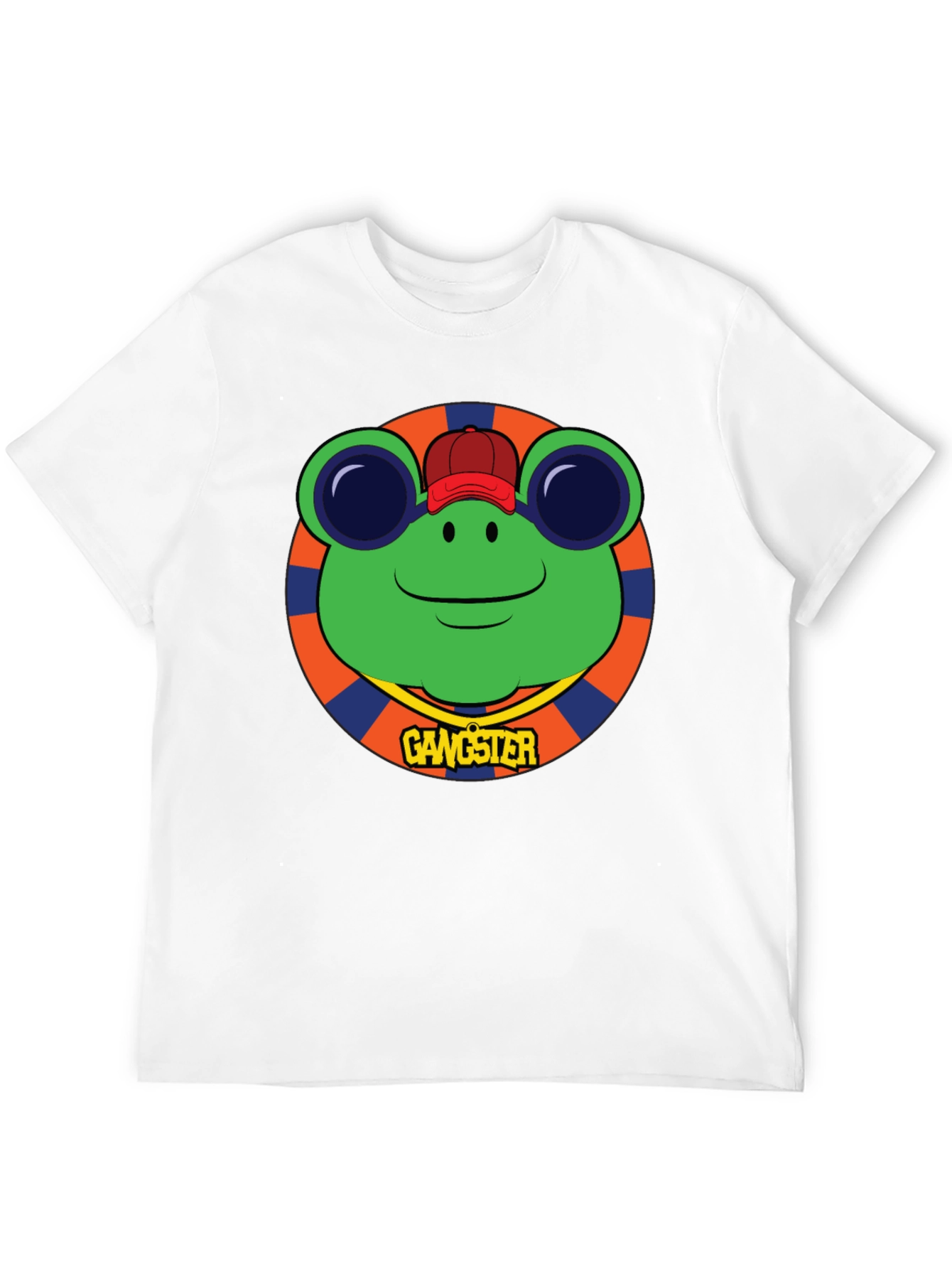 Black Gangster Frog Graphic Tee - Black view 12