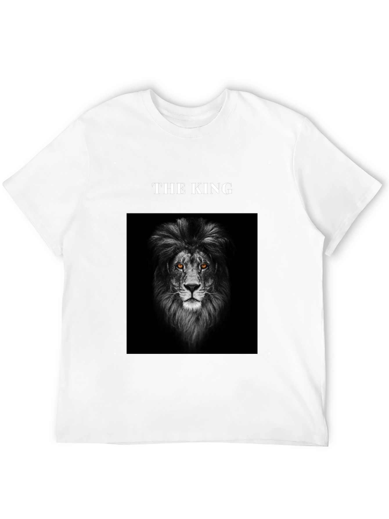 Black The King Lion Graphic Tee - Black view 12