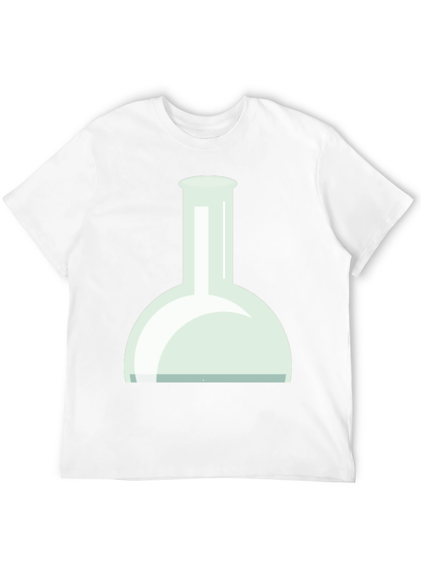 Black Science Flask Graphic Tee - Black Cotton T-Shirt view 12