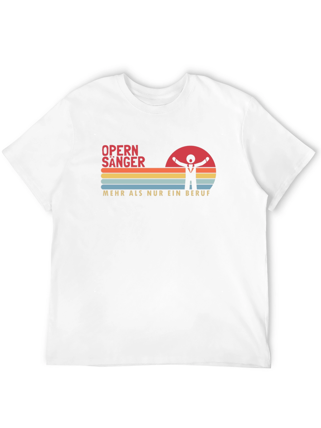 Black Opera Singer Retro T-Shirt - More Than Just a Job! view 12