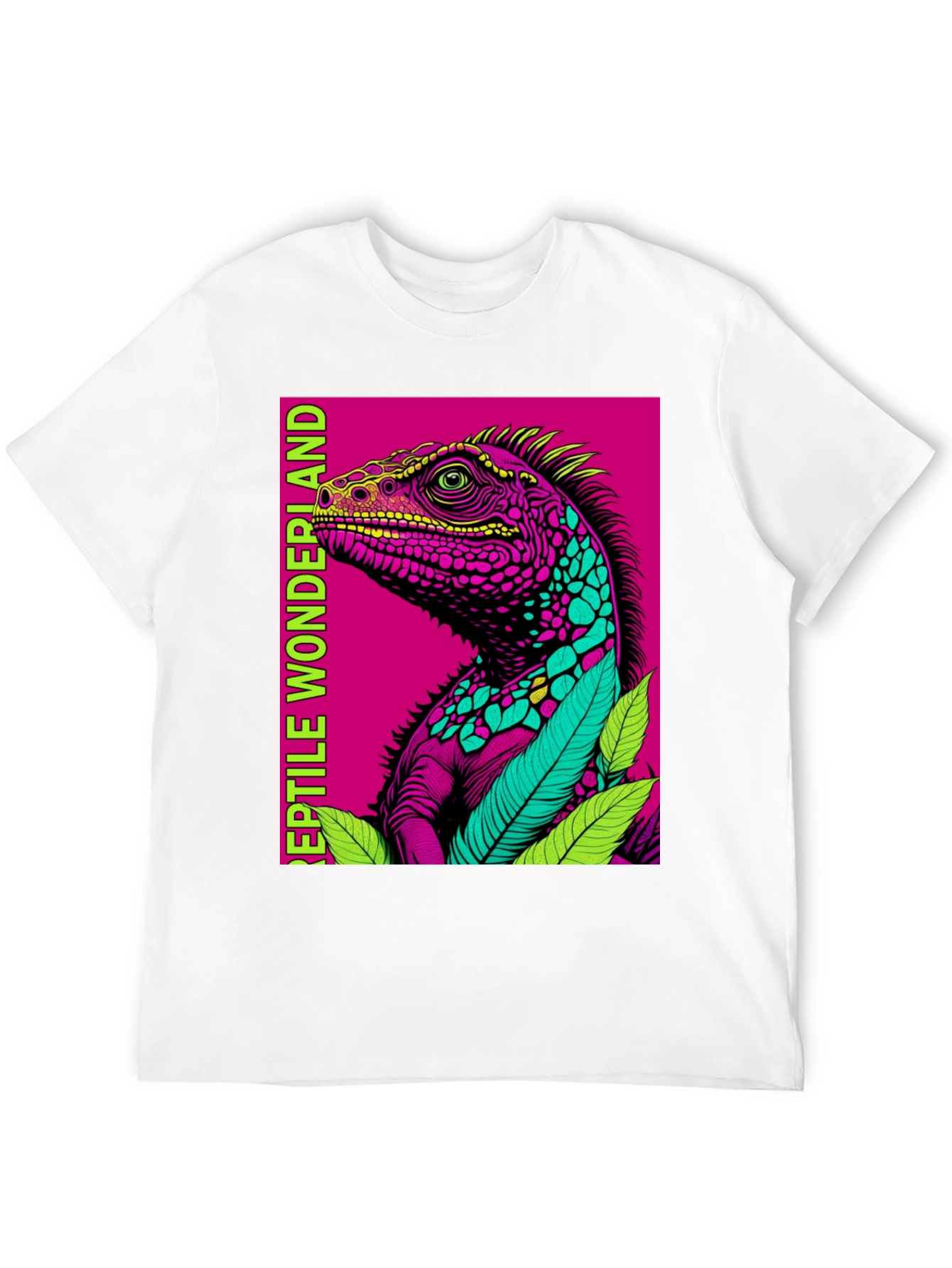 Black Reptile Wonderland Graphic Tee view 12