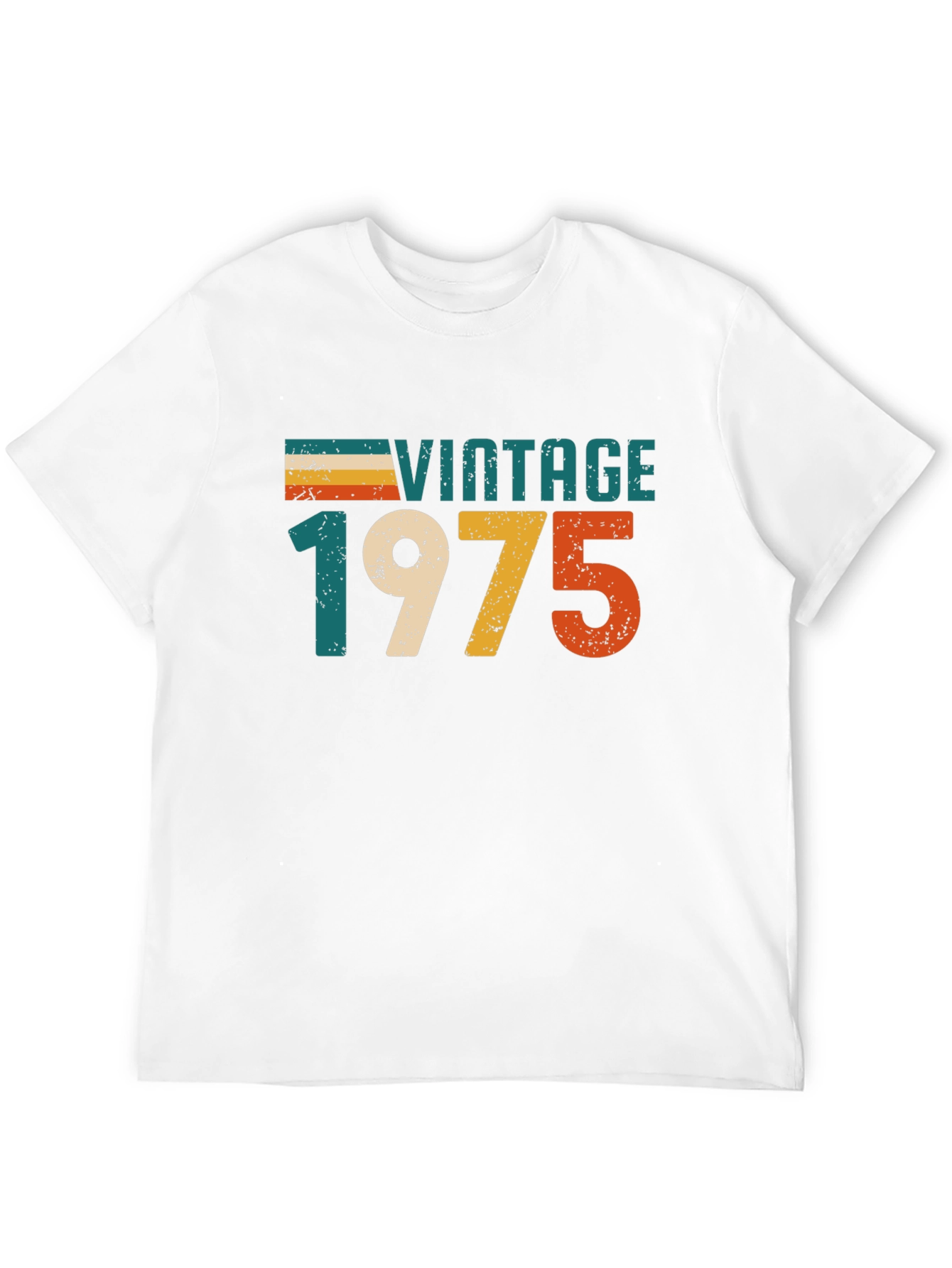 Black Vintage 1975 Retro T-Shirt view 12